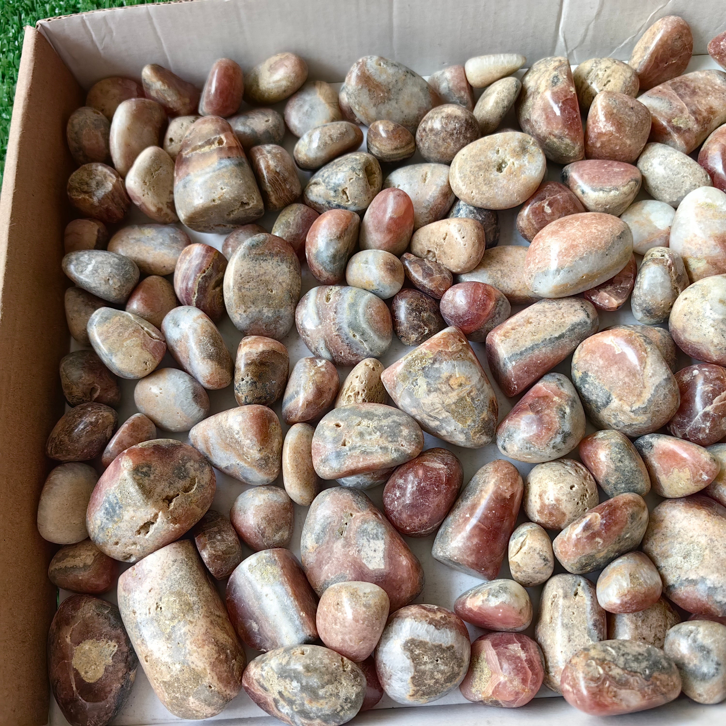 2.5 kg peruvian Rhodocrosite Tumbled