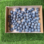 2 kg tumbled blue angelite