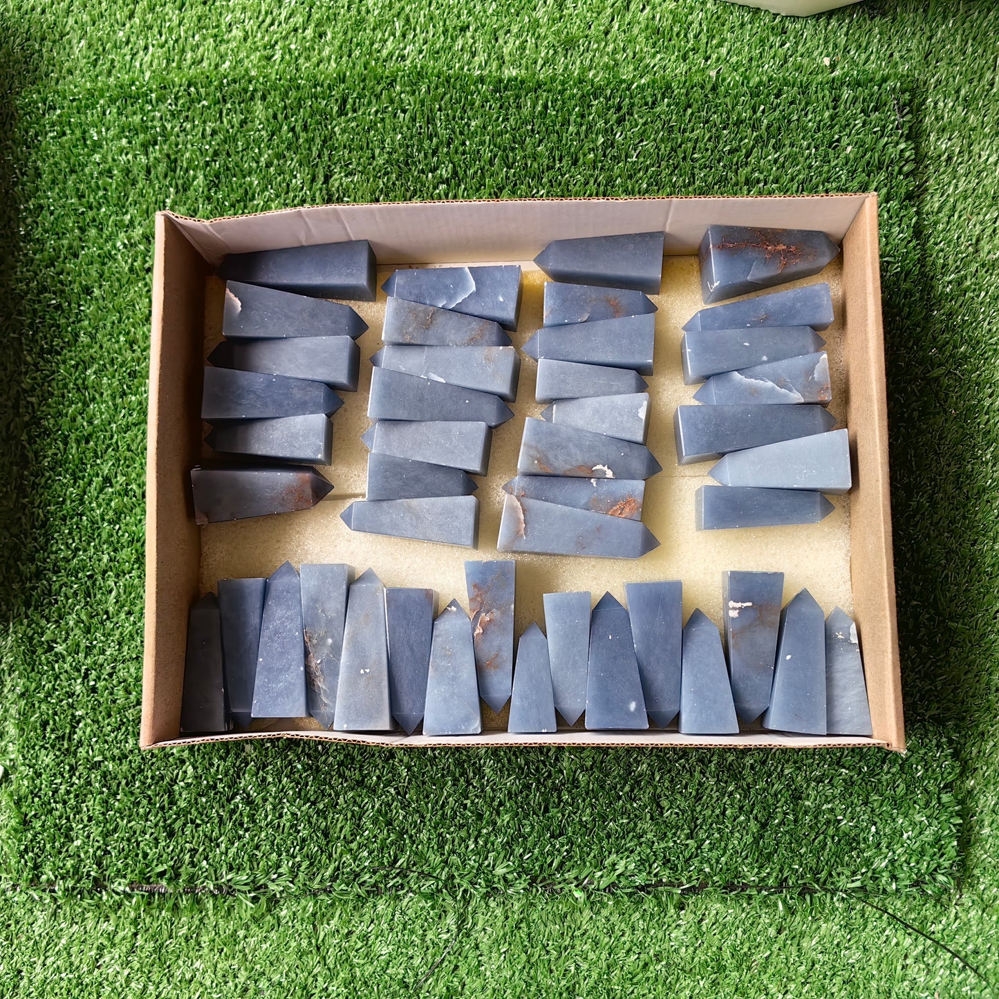 44 pc blue angelite towers