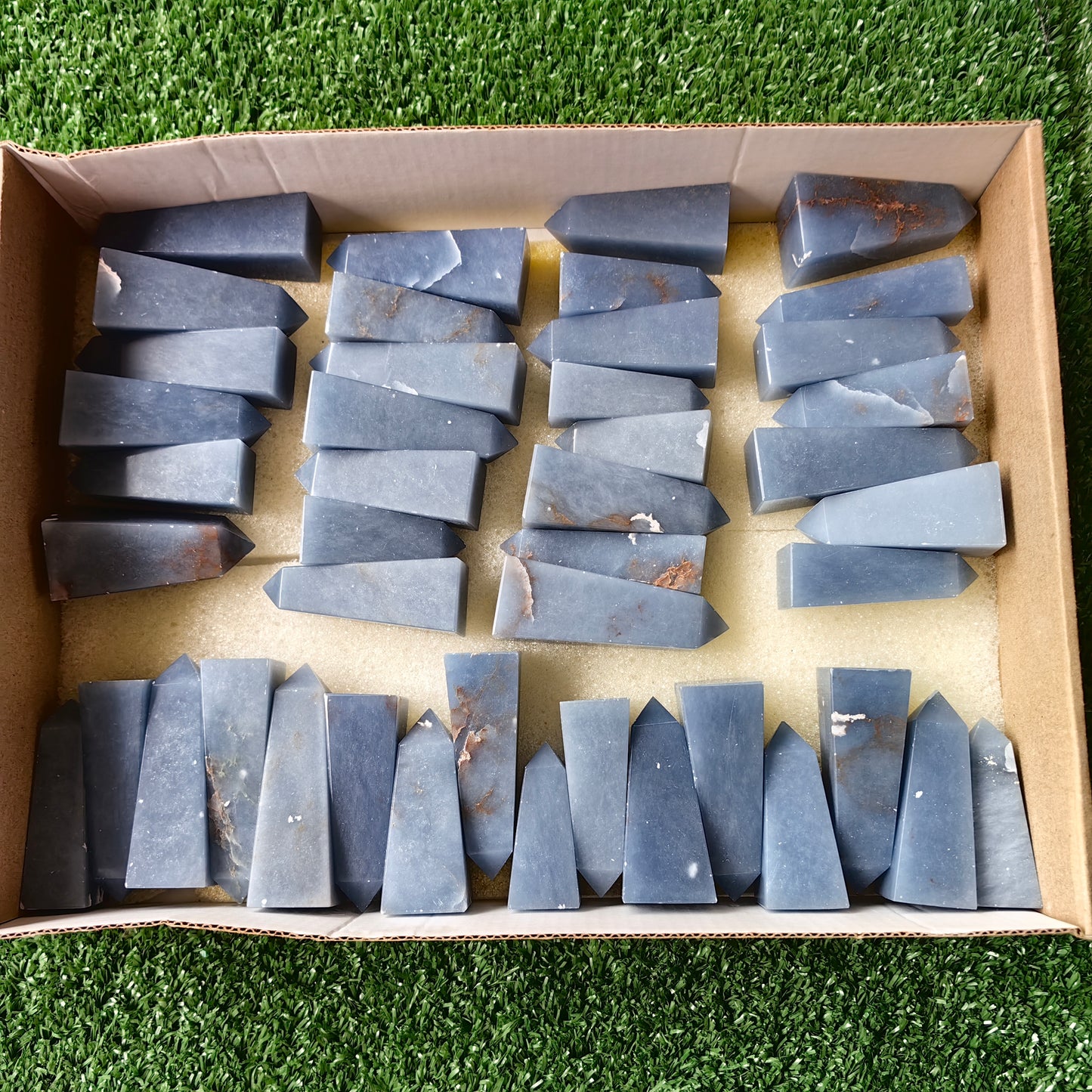 44 pc blue angelite towers