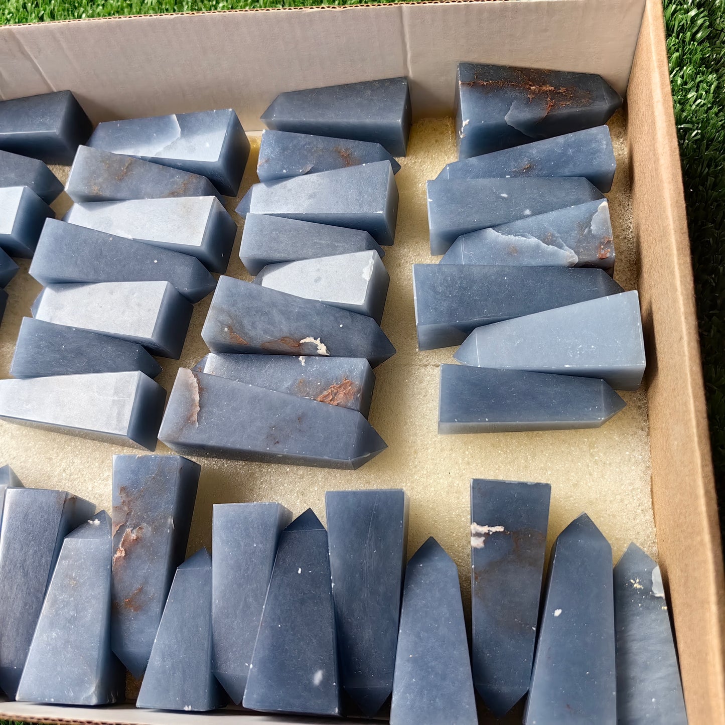 44 pc blue angelite towers