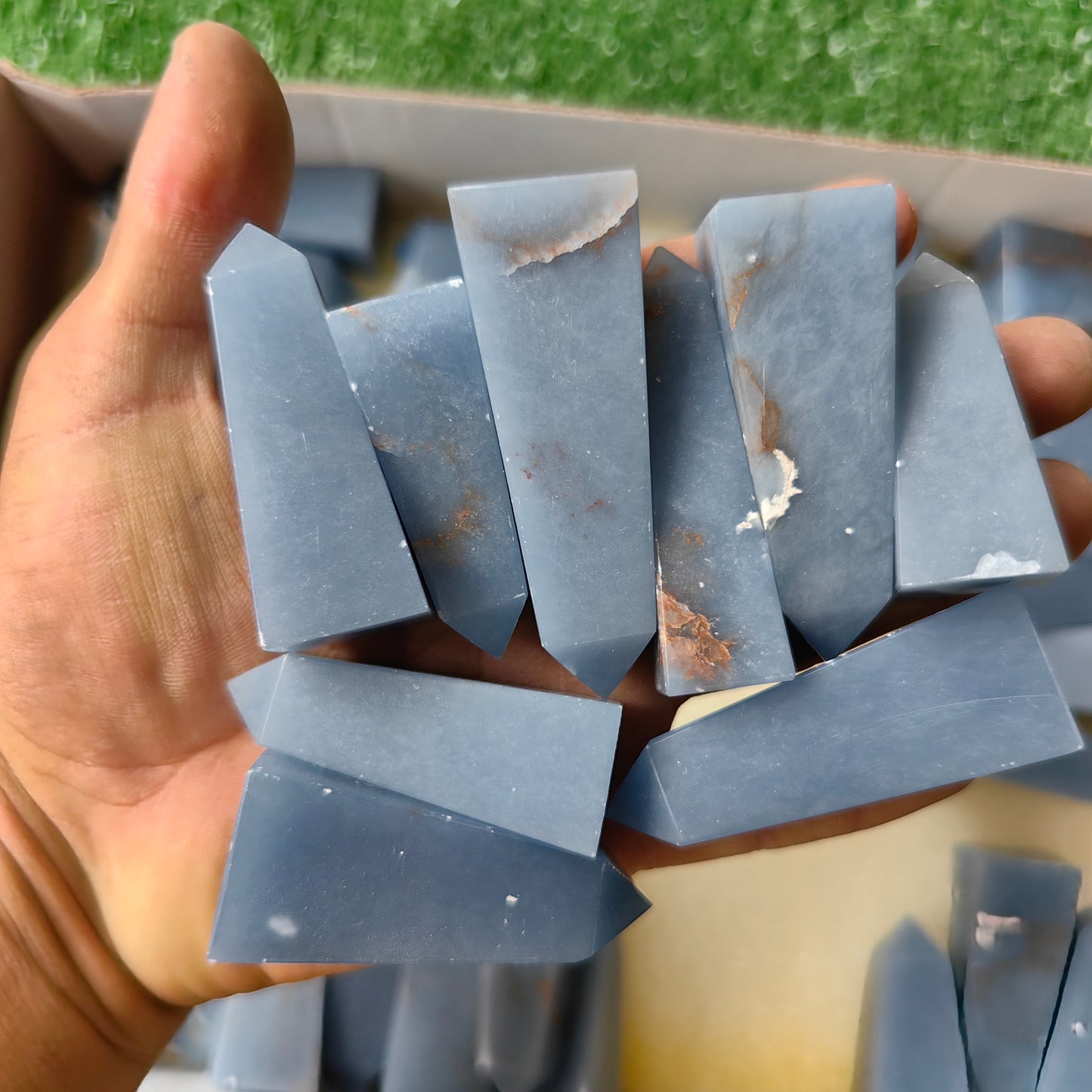 44 pc blue angelite towers