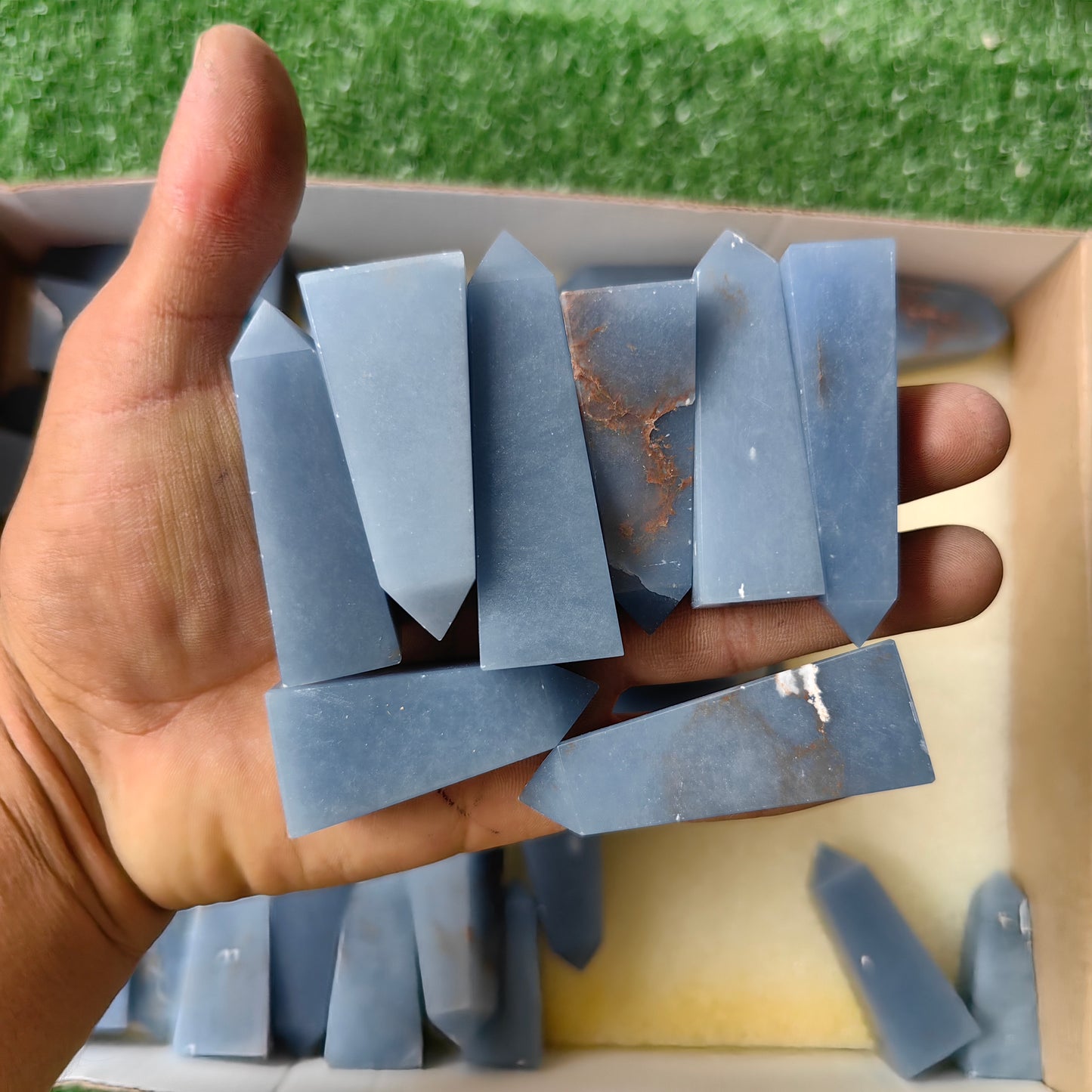 44 pc blue angelite towers