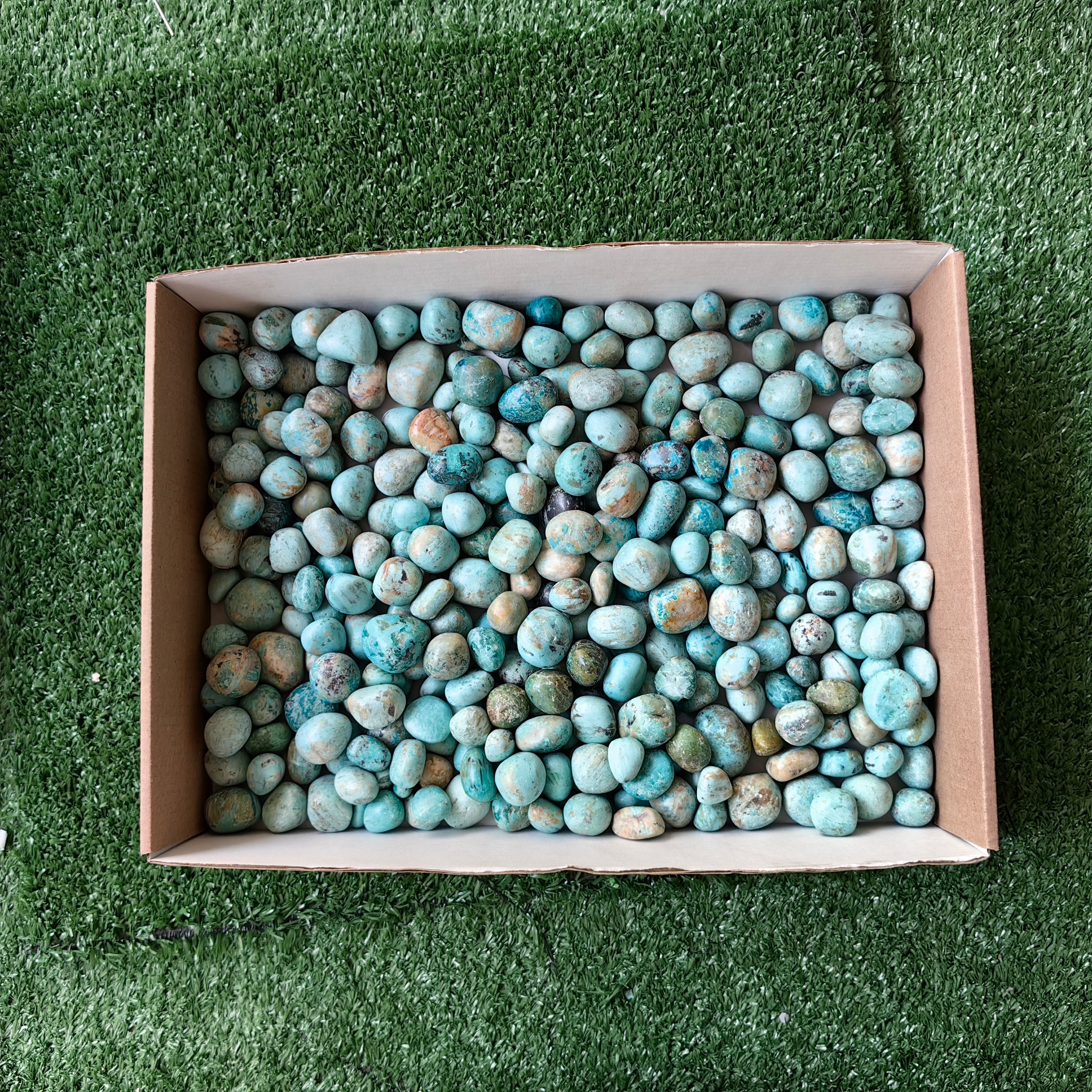 2 kg tumbled peruvian turquoise