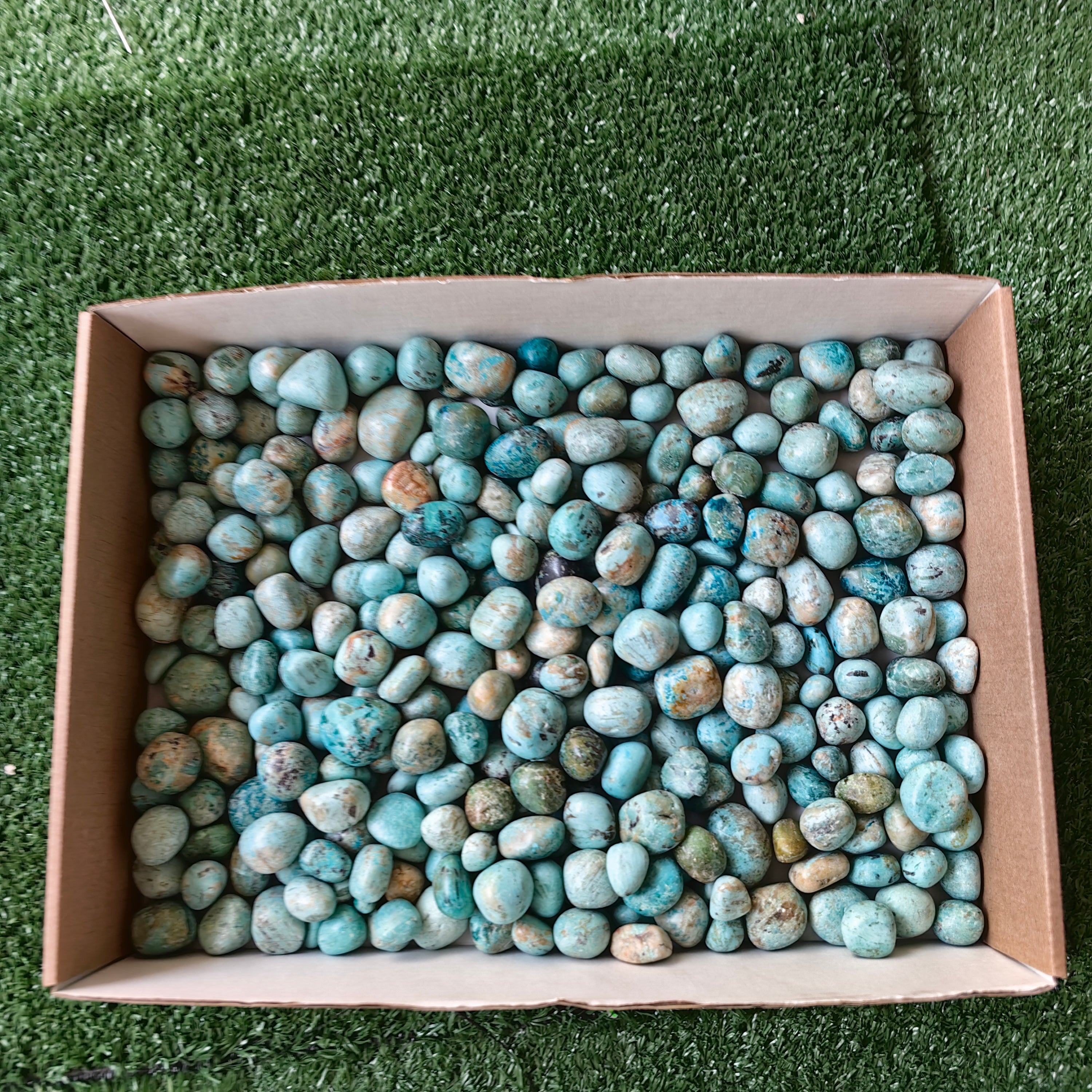 2 kg tumbled peruvian turquoise