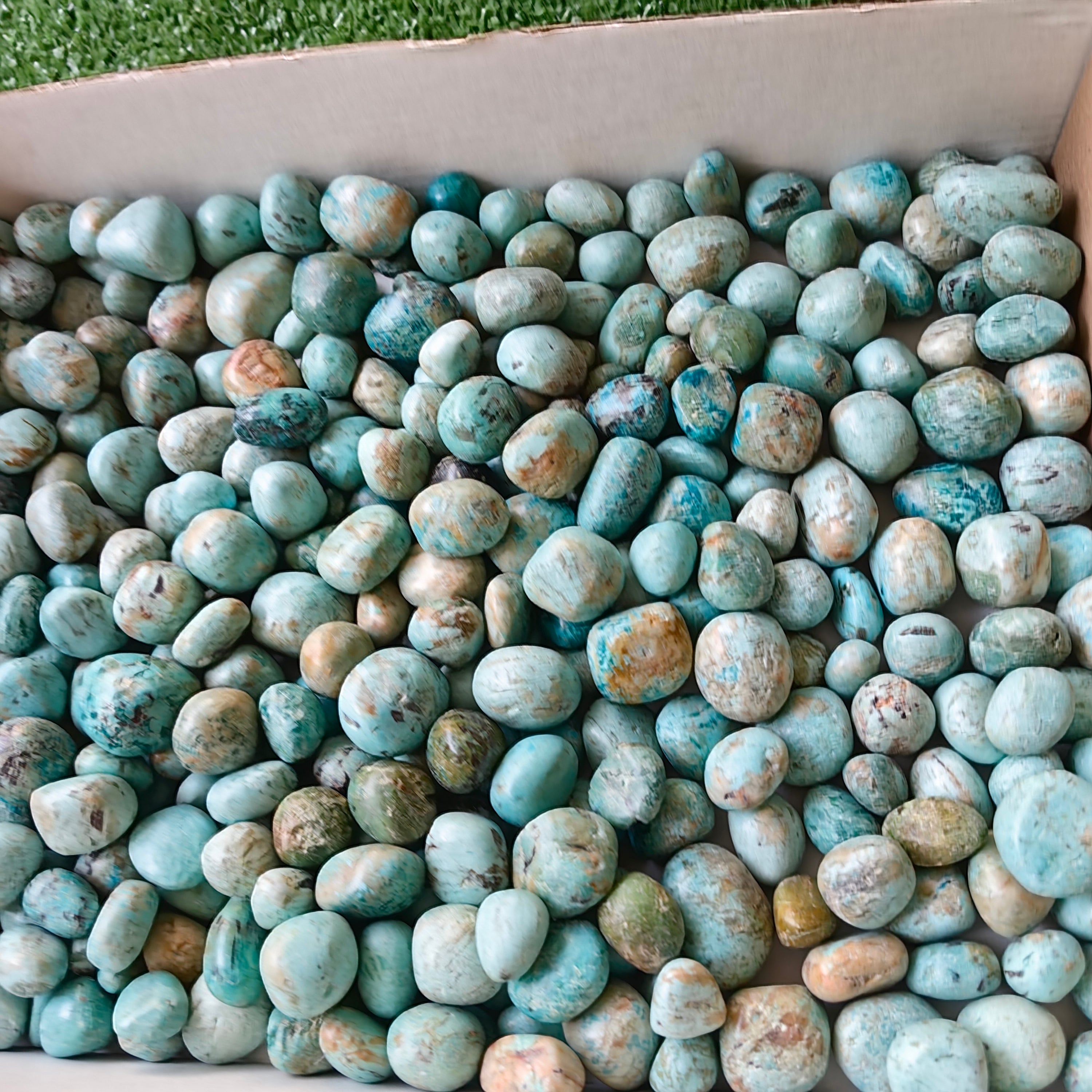 2 kg tumbled peruvian turquoise