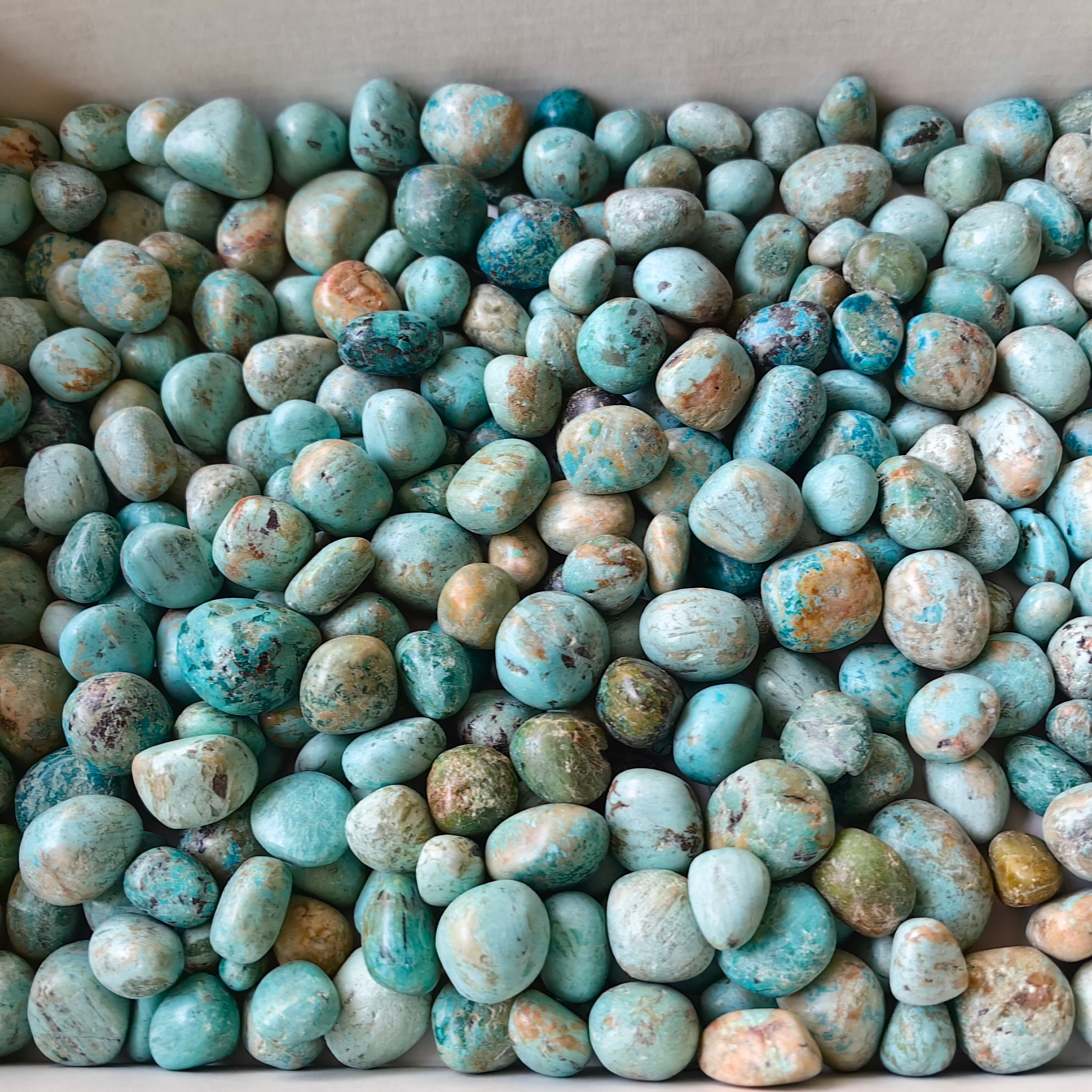 2 kg tumbled peruvian turquoise