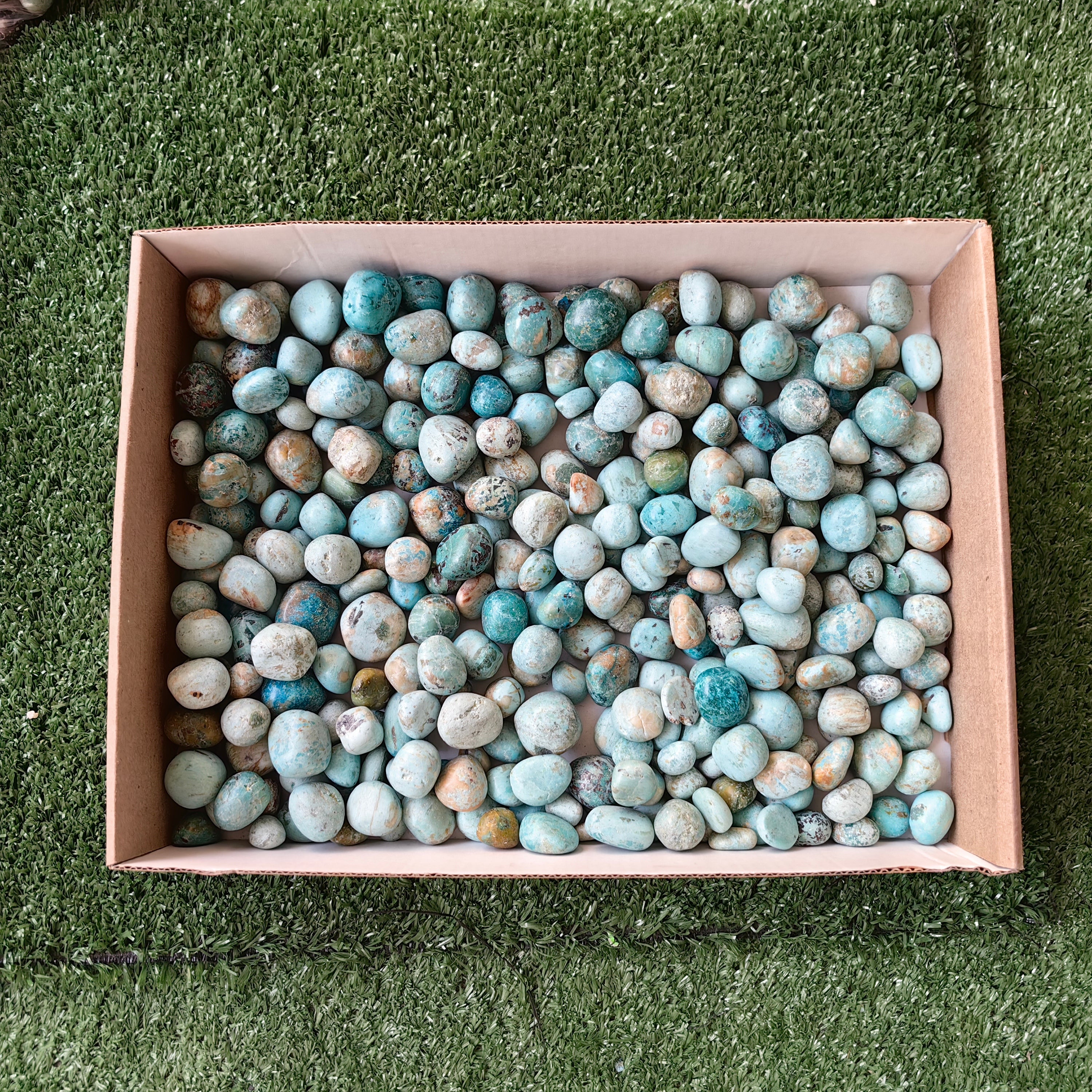 2 kg tumbled peruvian turquoise