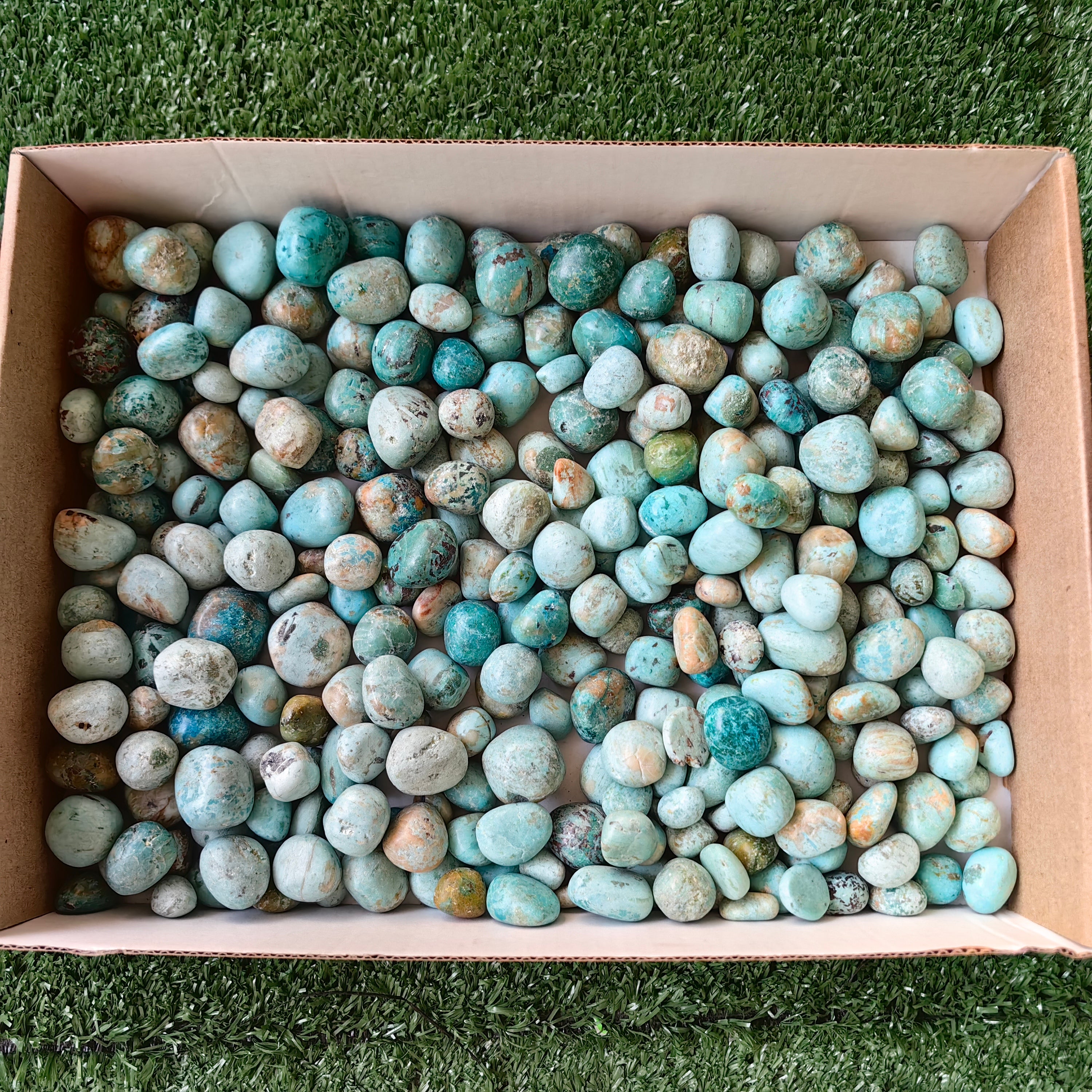 2 kg tumbled peruvian turquoise