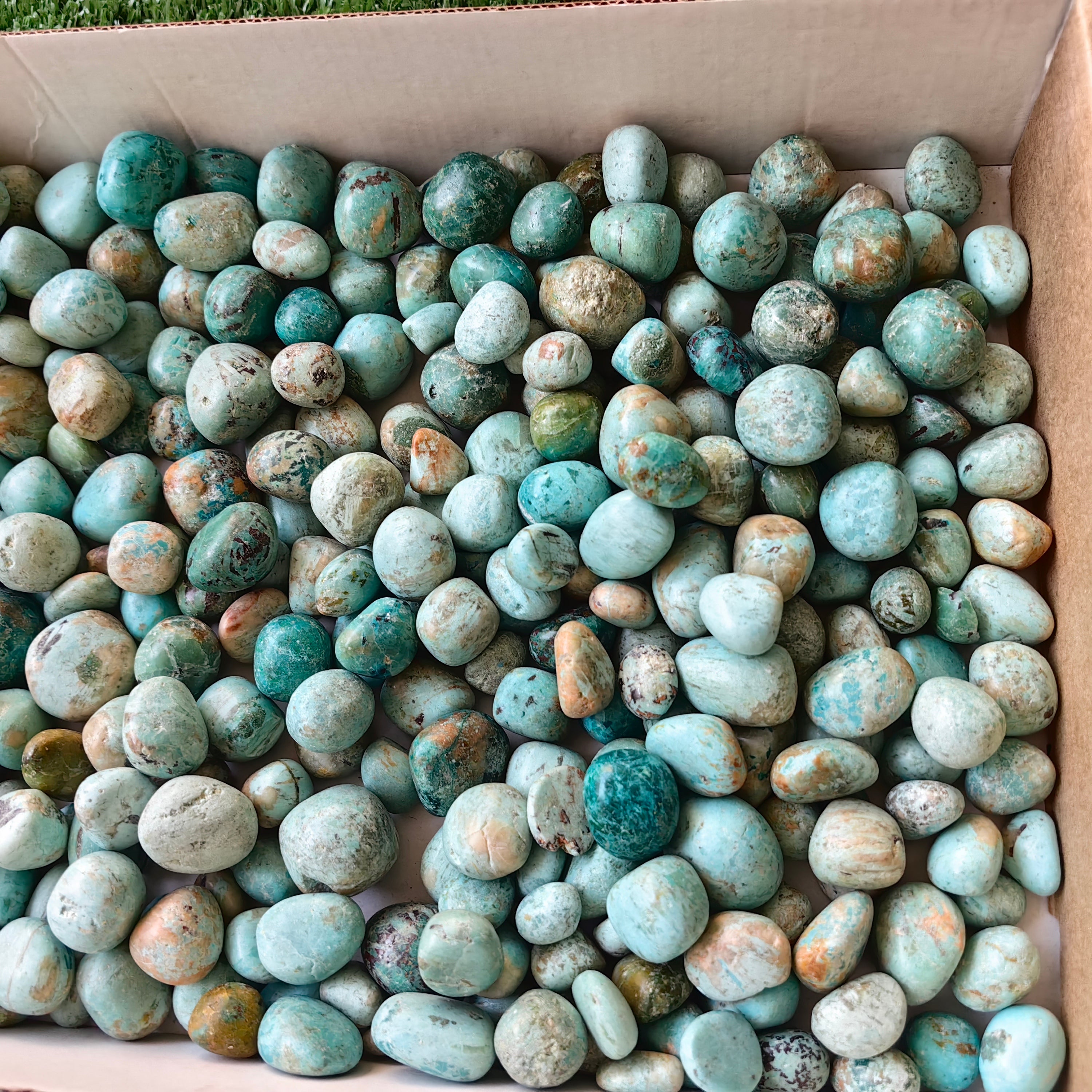 2 kg tumbled peruvian turquoise