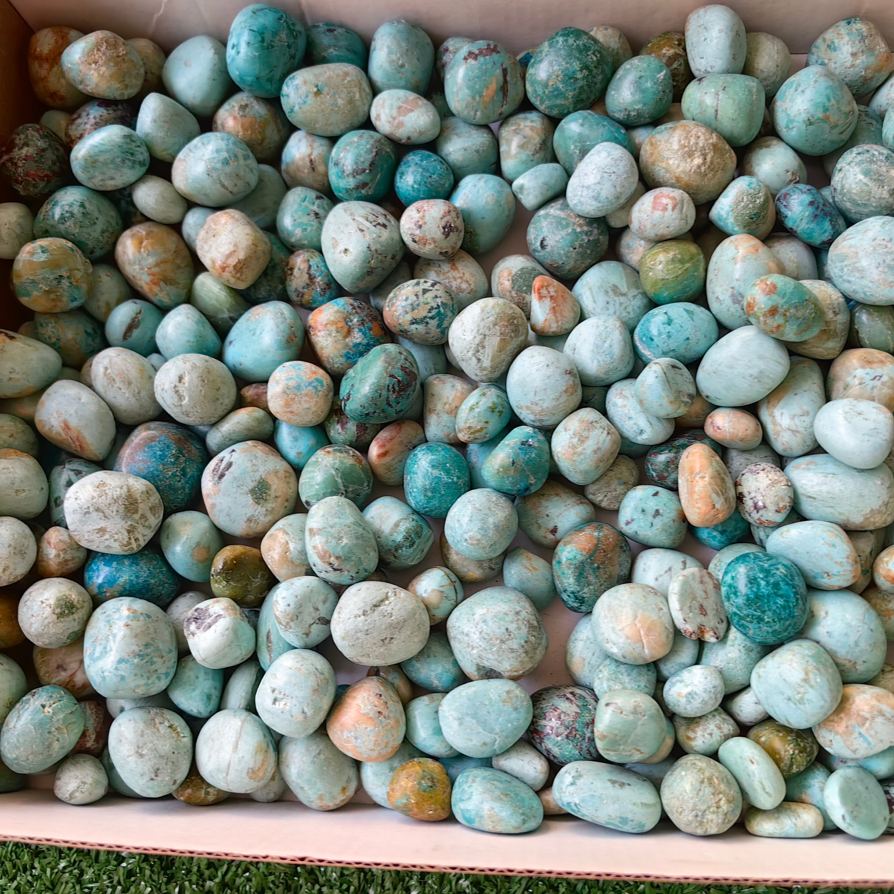 2 kg tumbled peruvian turquoise