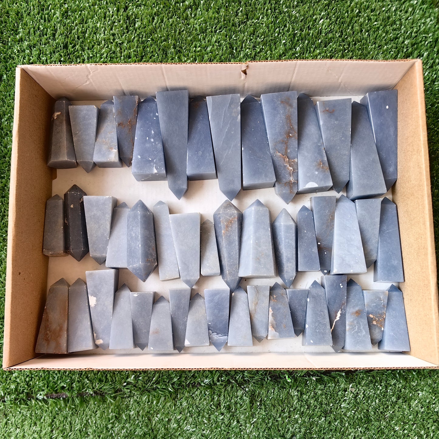 48 pc blue angelite towers