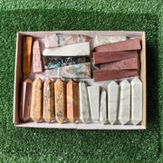 22 pc towers mixted stones