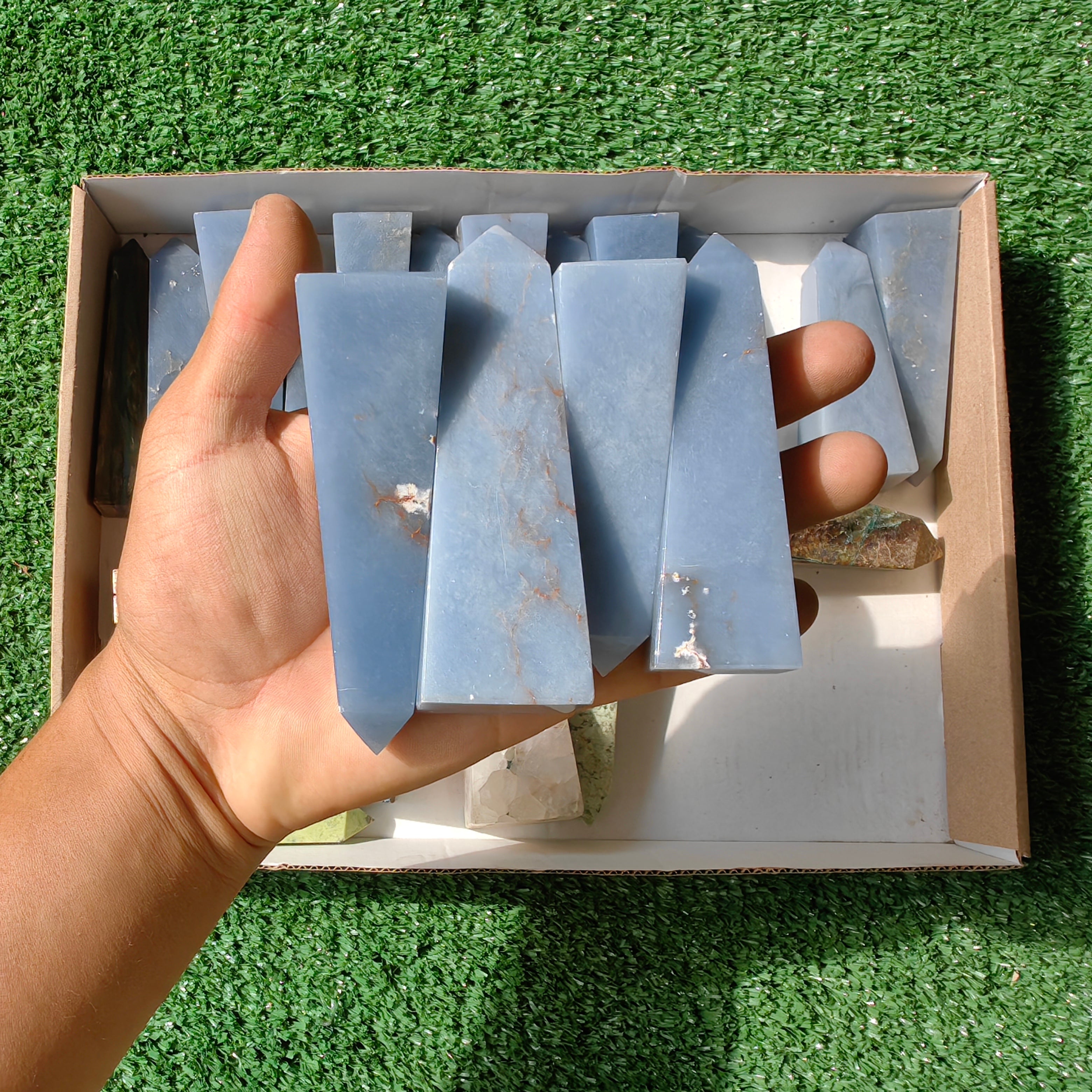 towers mixted stones