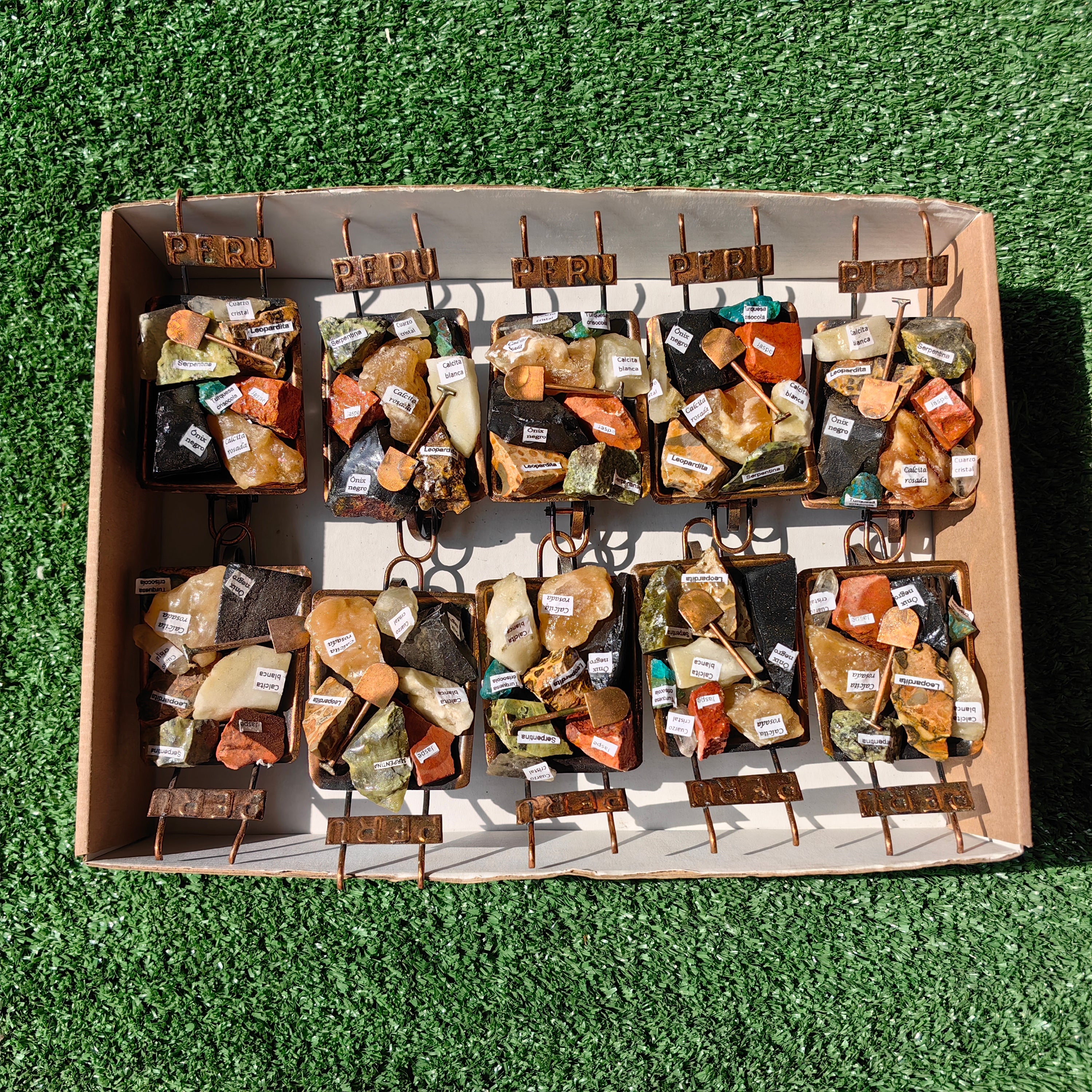 10 pc wheelbarrows of stones