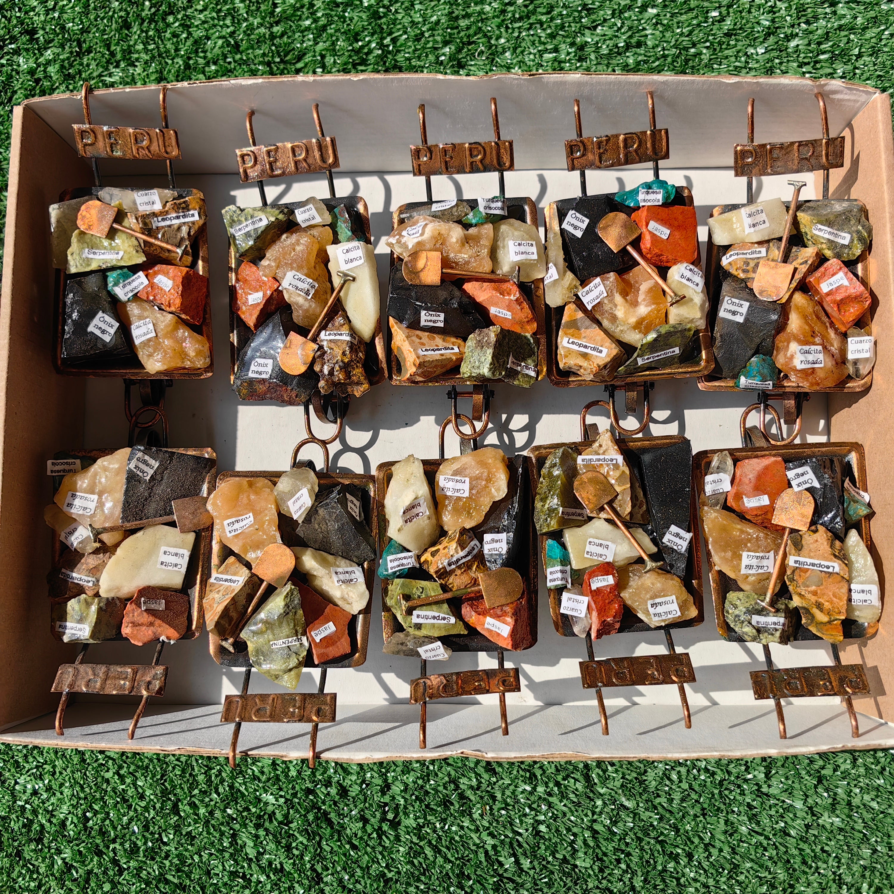 10 pc wheelbarrows of stones