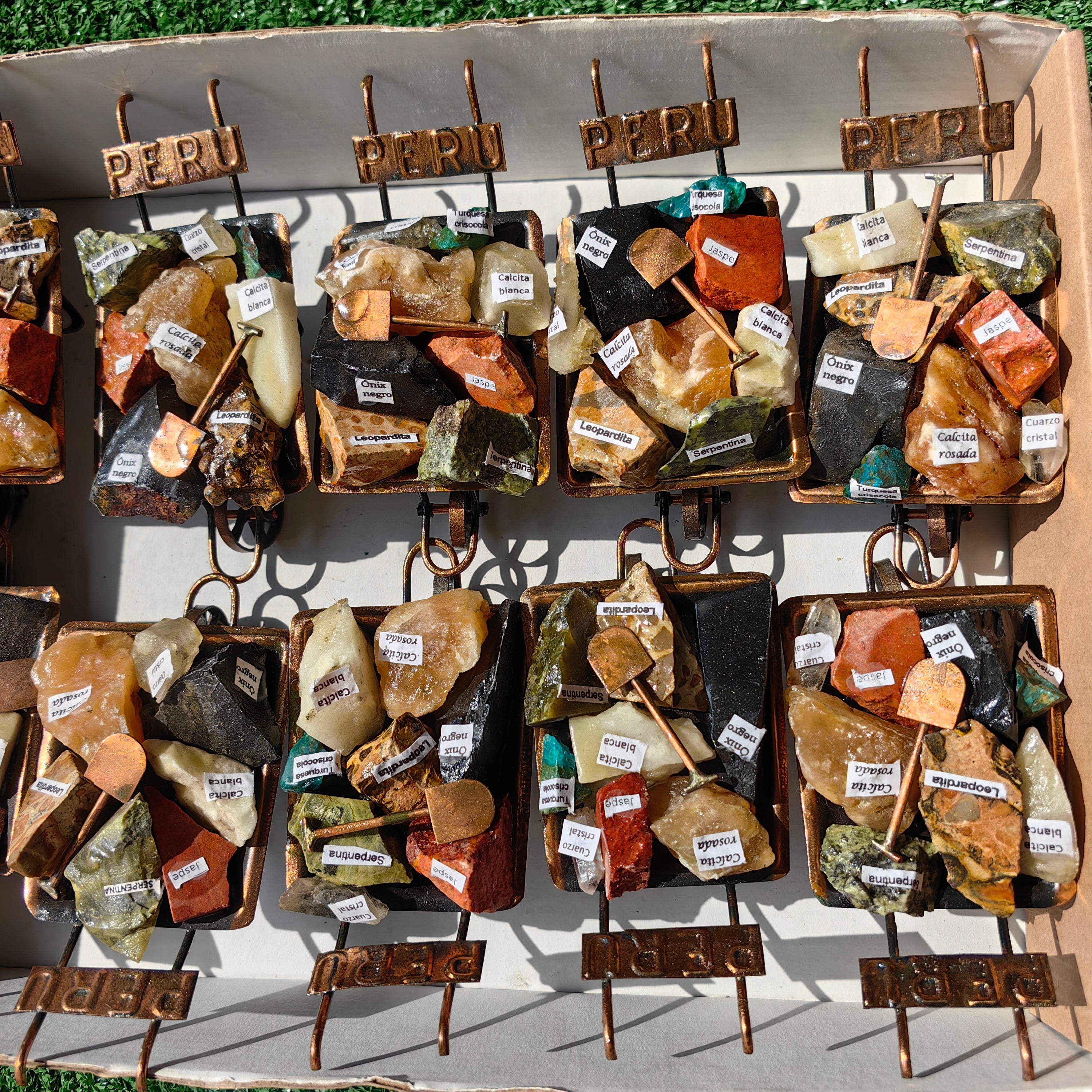 10 pc wheelbarrows of stones