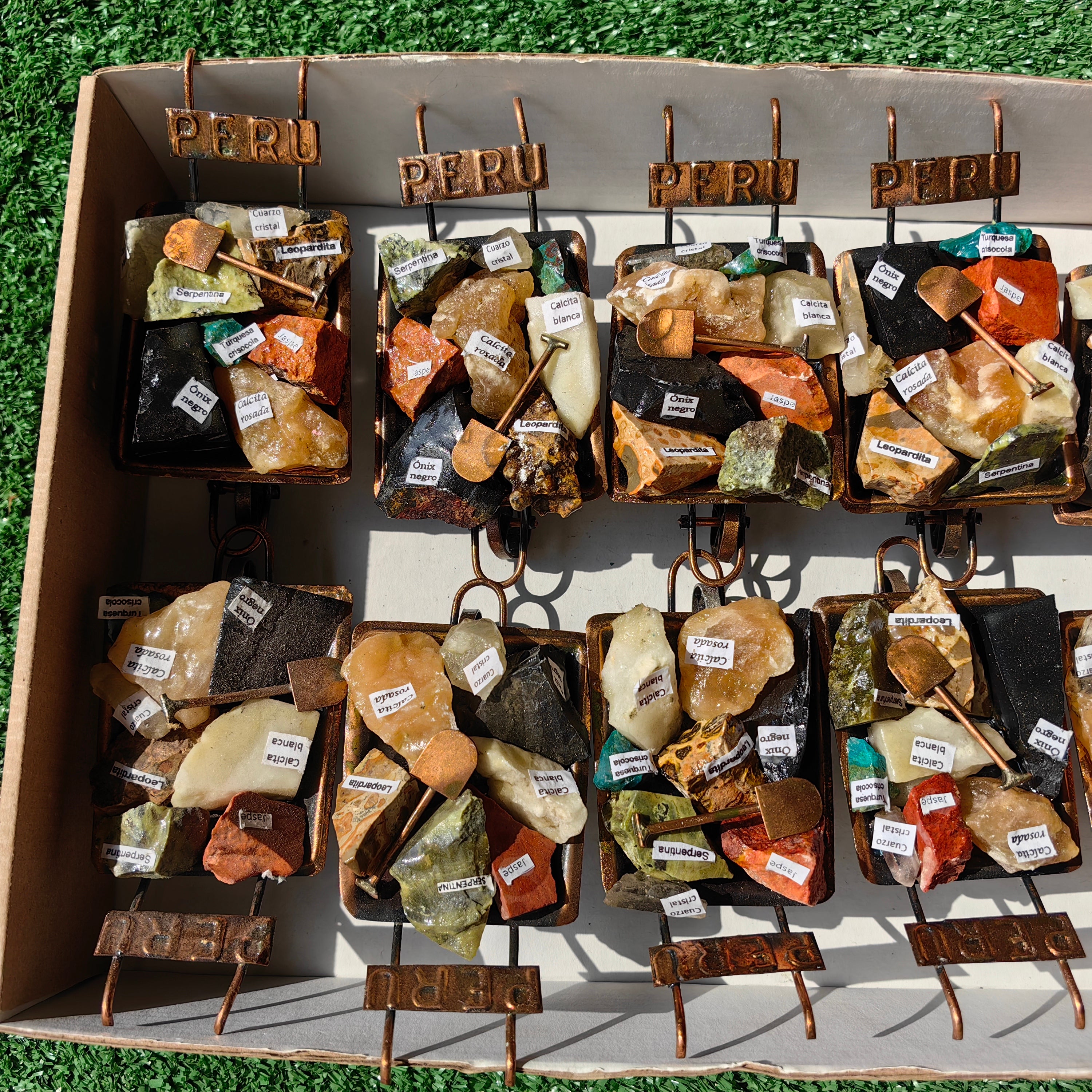 10 pc wheelbarrows of stones