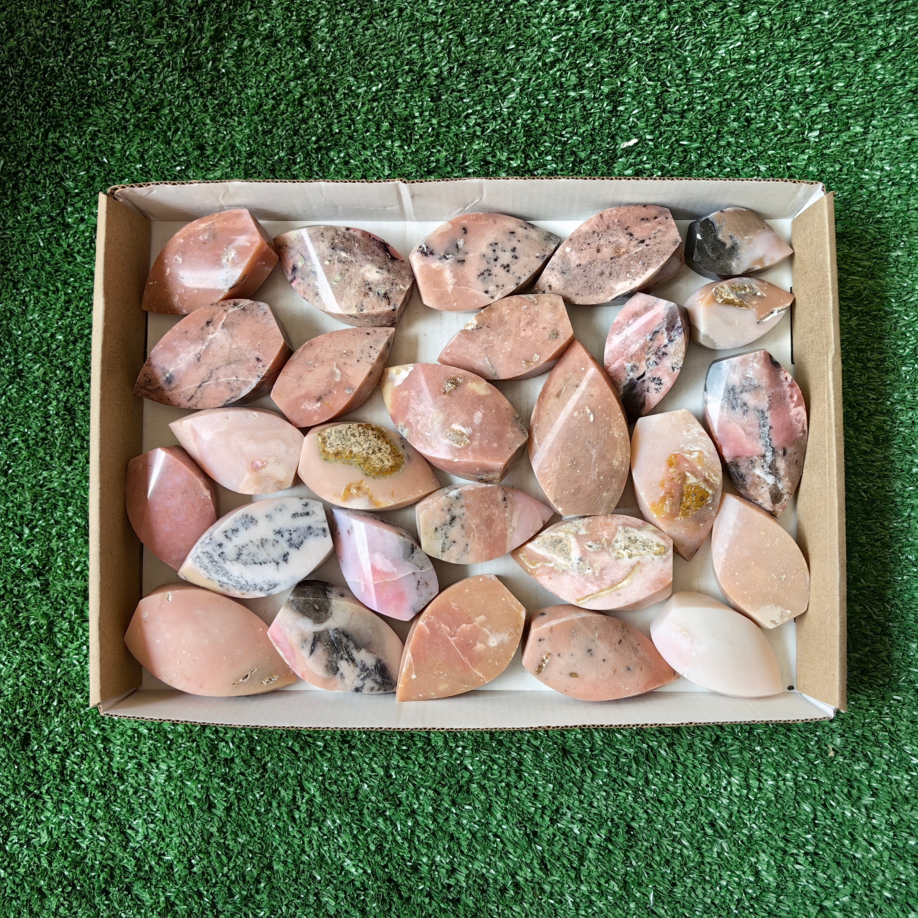 27 pc pink opal flames