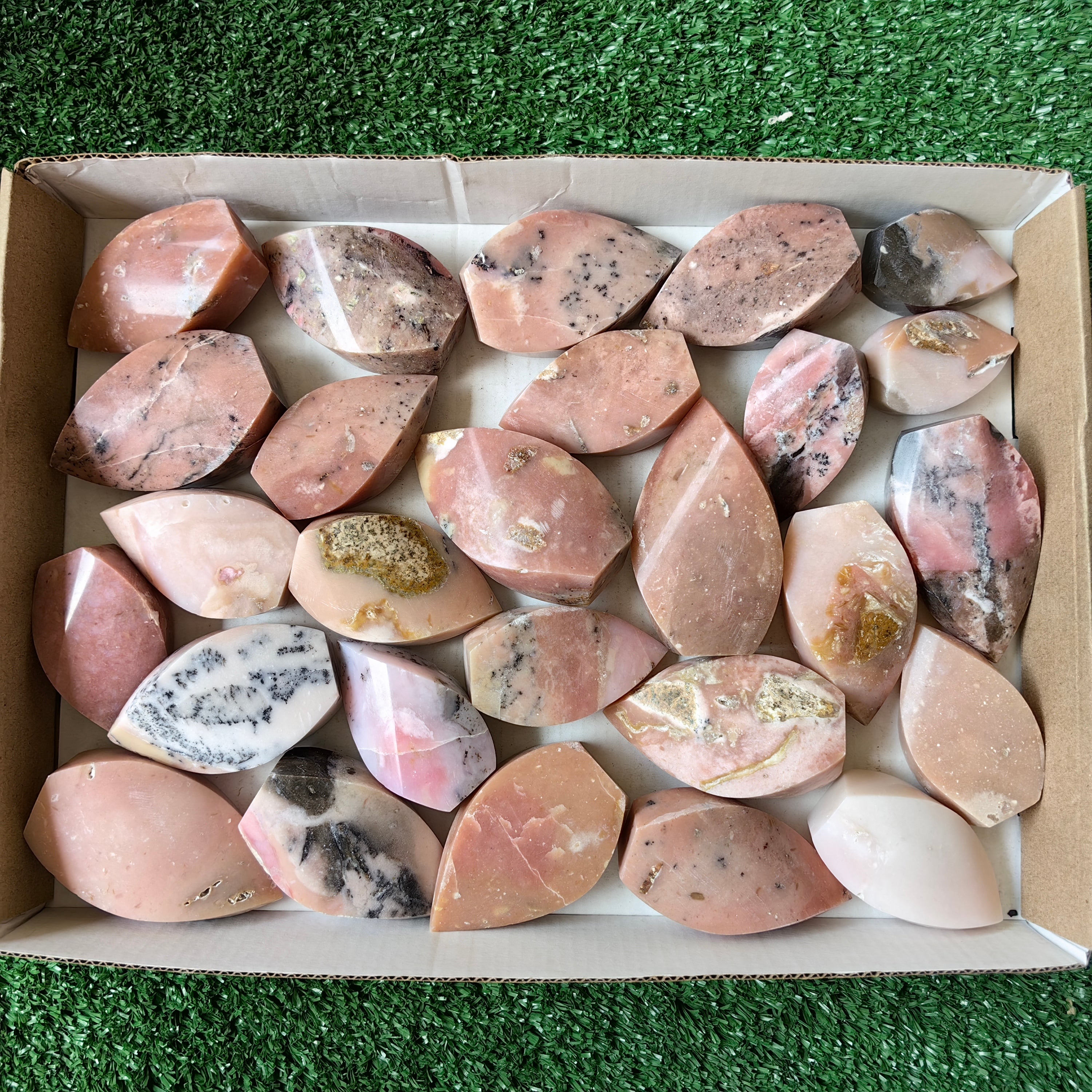 27 pc pink opal flames