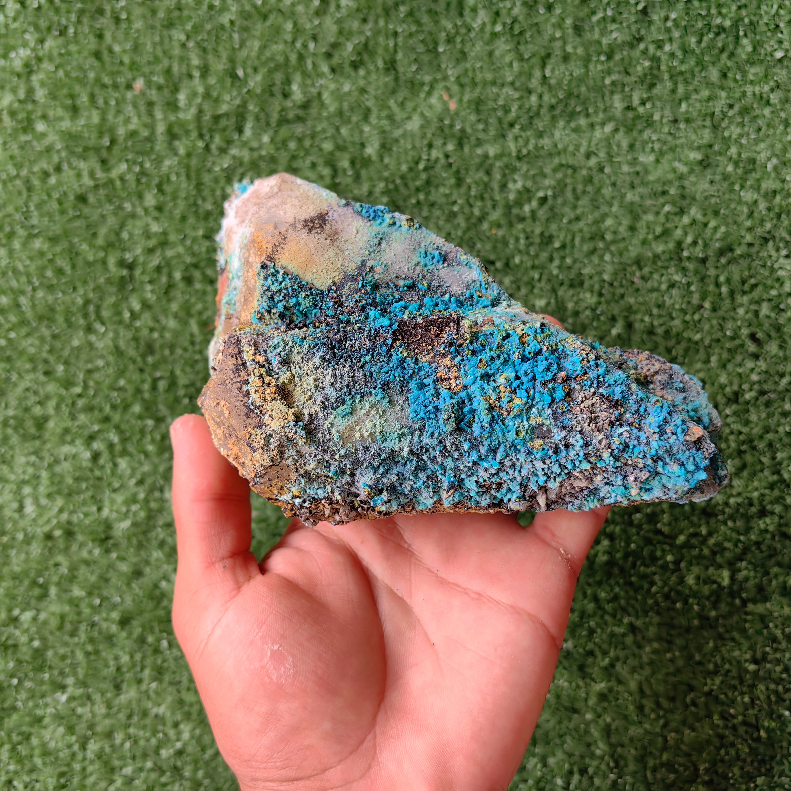 800 grams chrysocolla quartz rough from tentadora