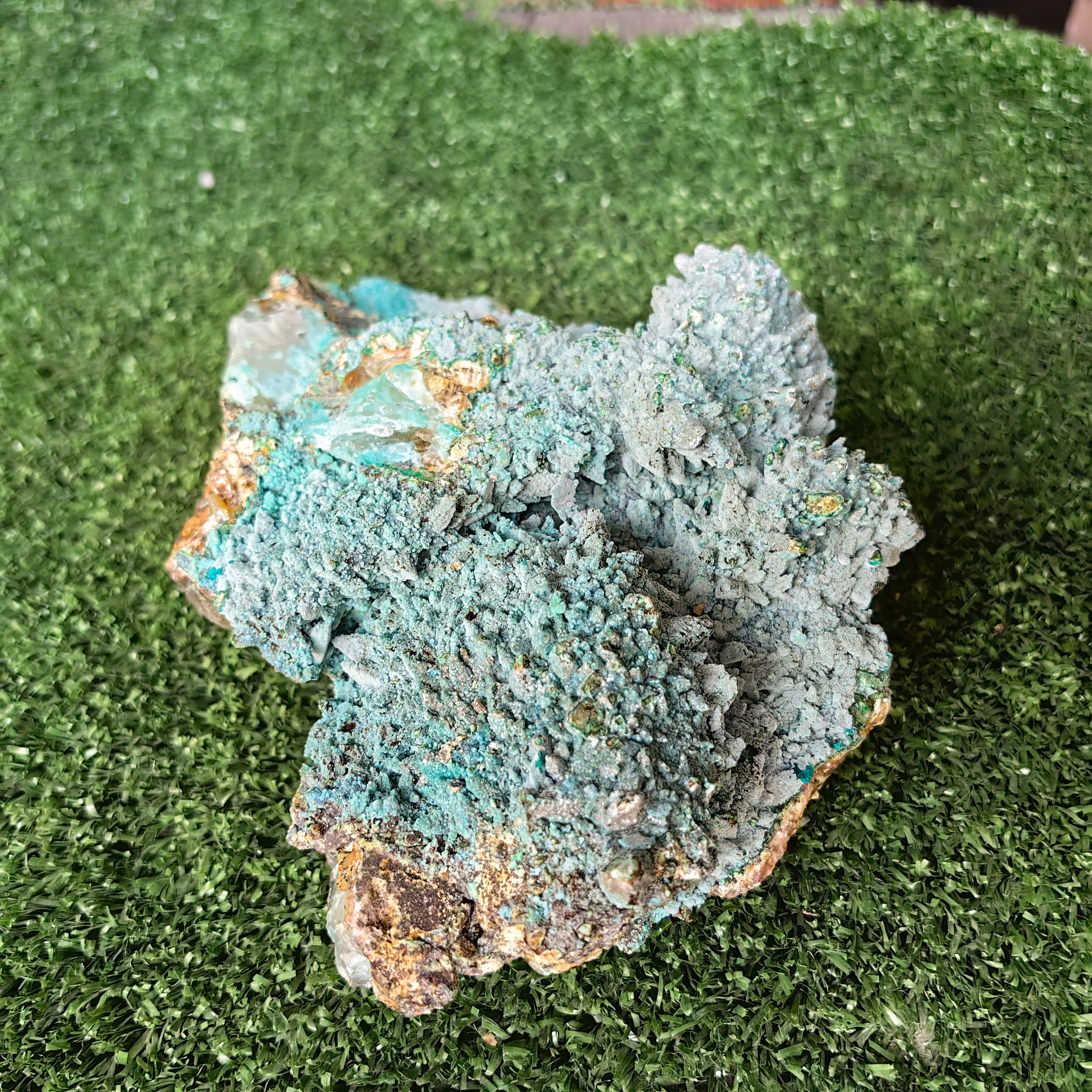 1100 grams chrysocolla quartz rough from tentadora