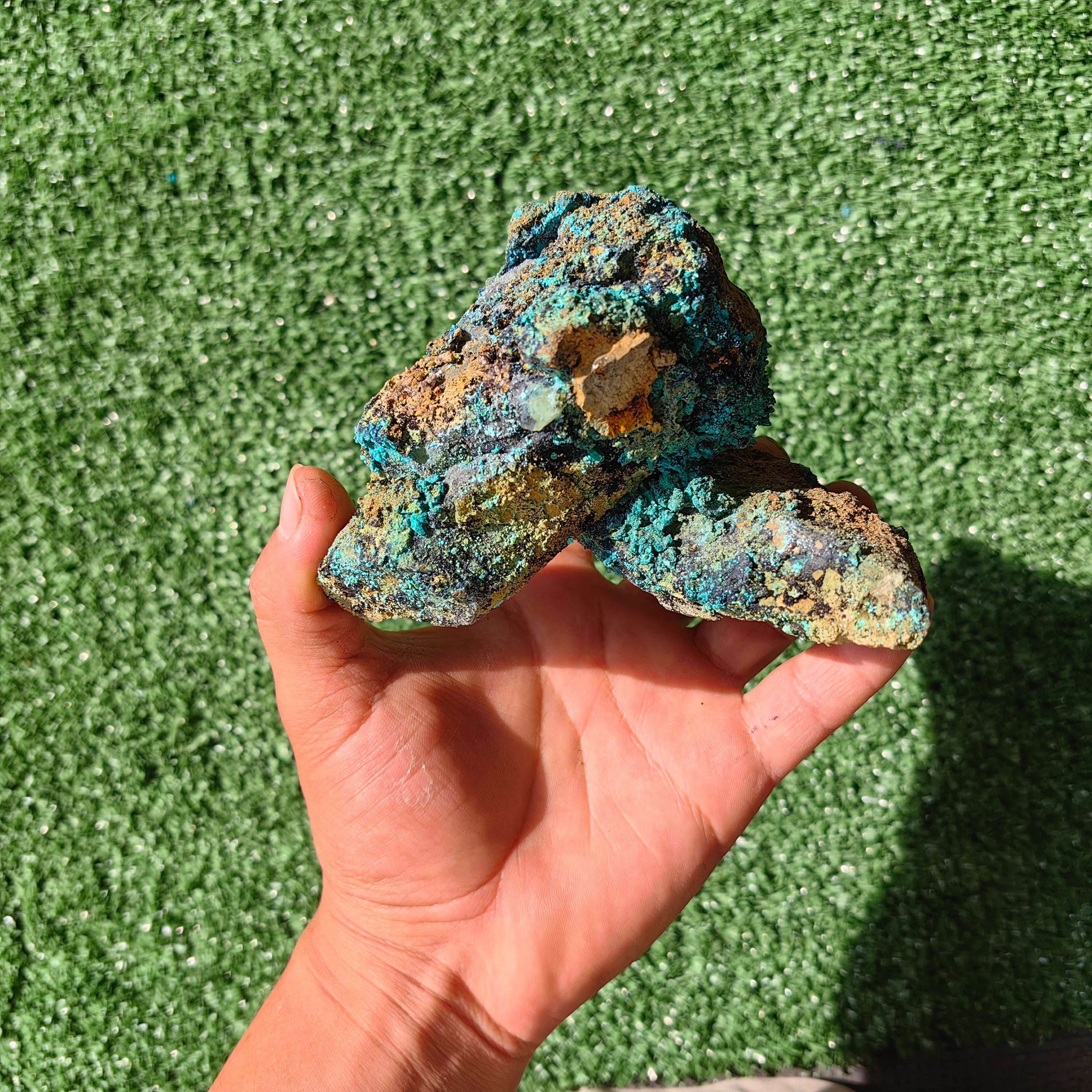 600 grams chrysocolla quartz rough from tentadora