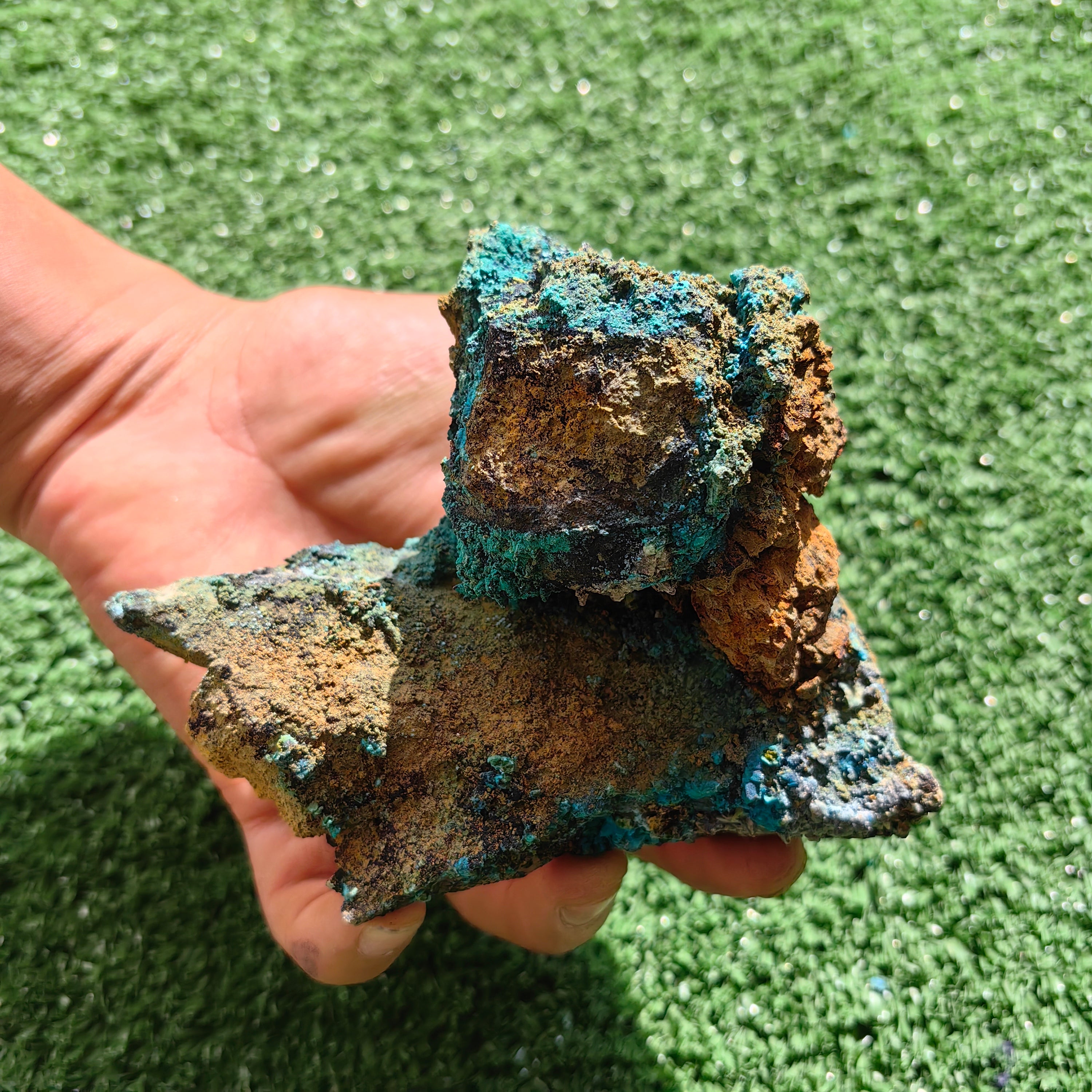 600 grams chrysocolla quartz rough from tentadora