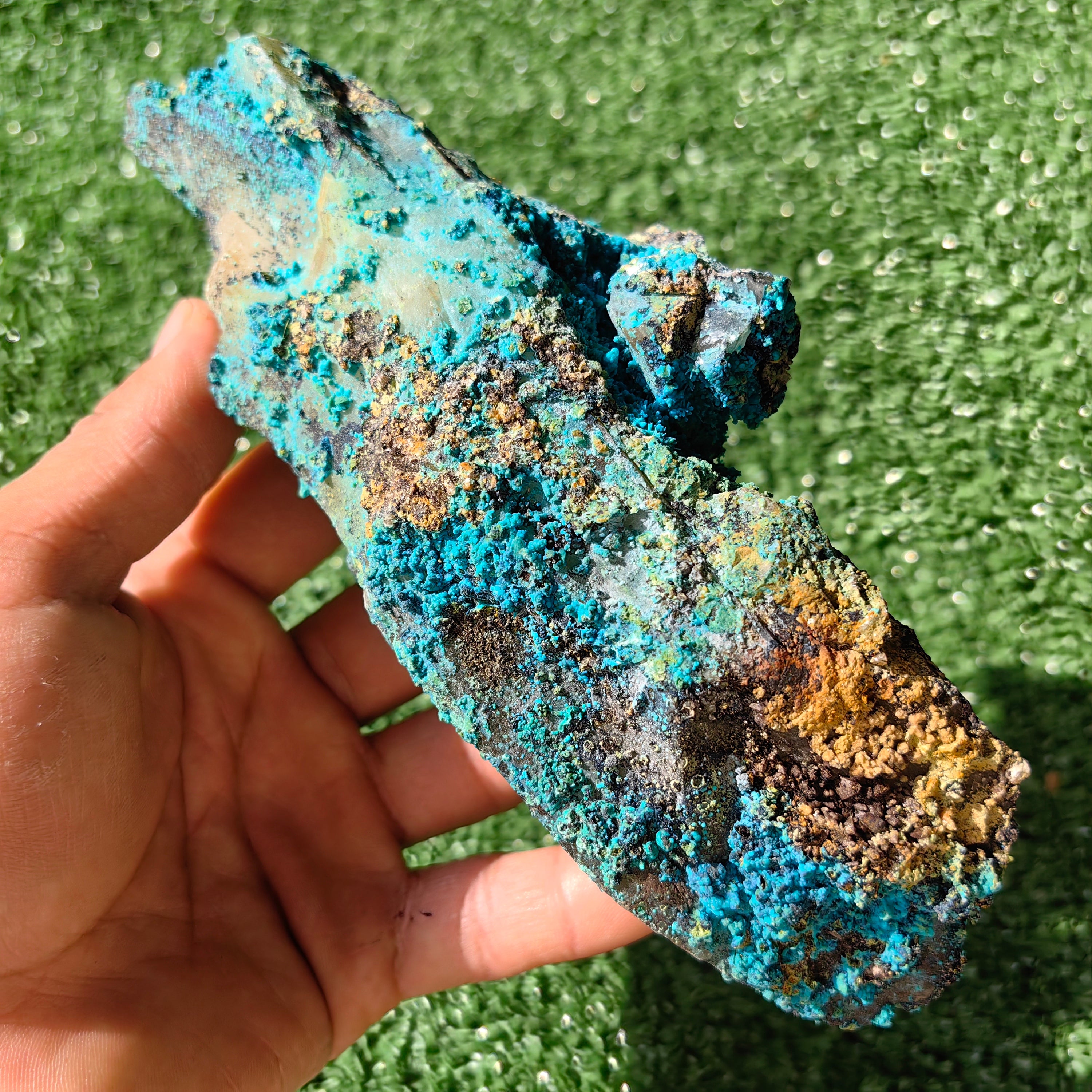 500 grams chrysocolla quartz rough from tentadora
