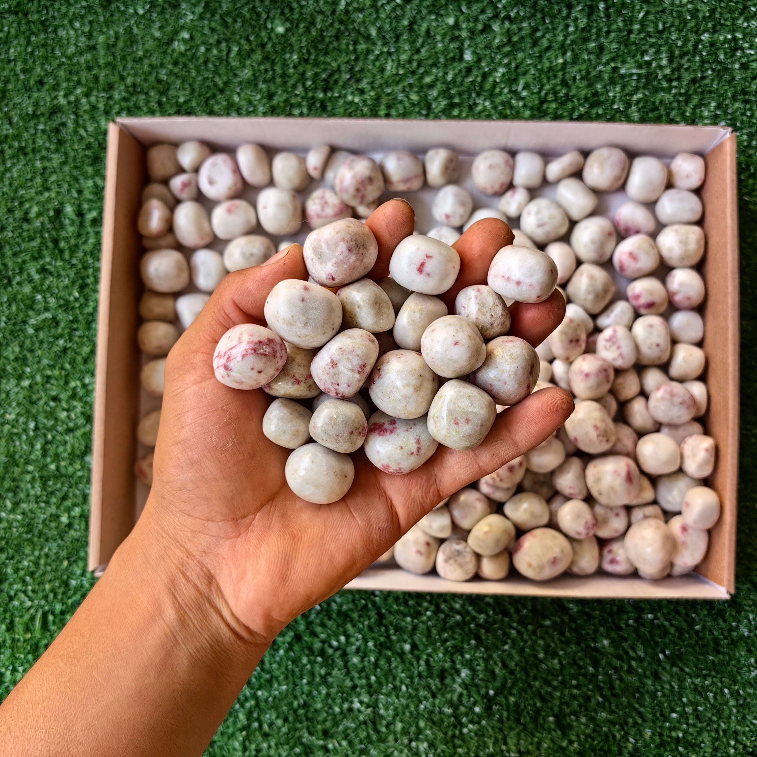 Lot 2 kg Cinabrite Tumbled