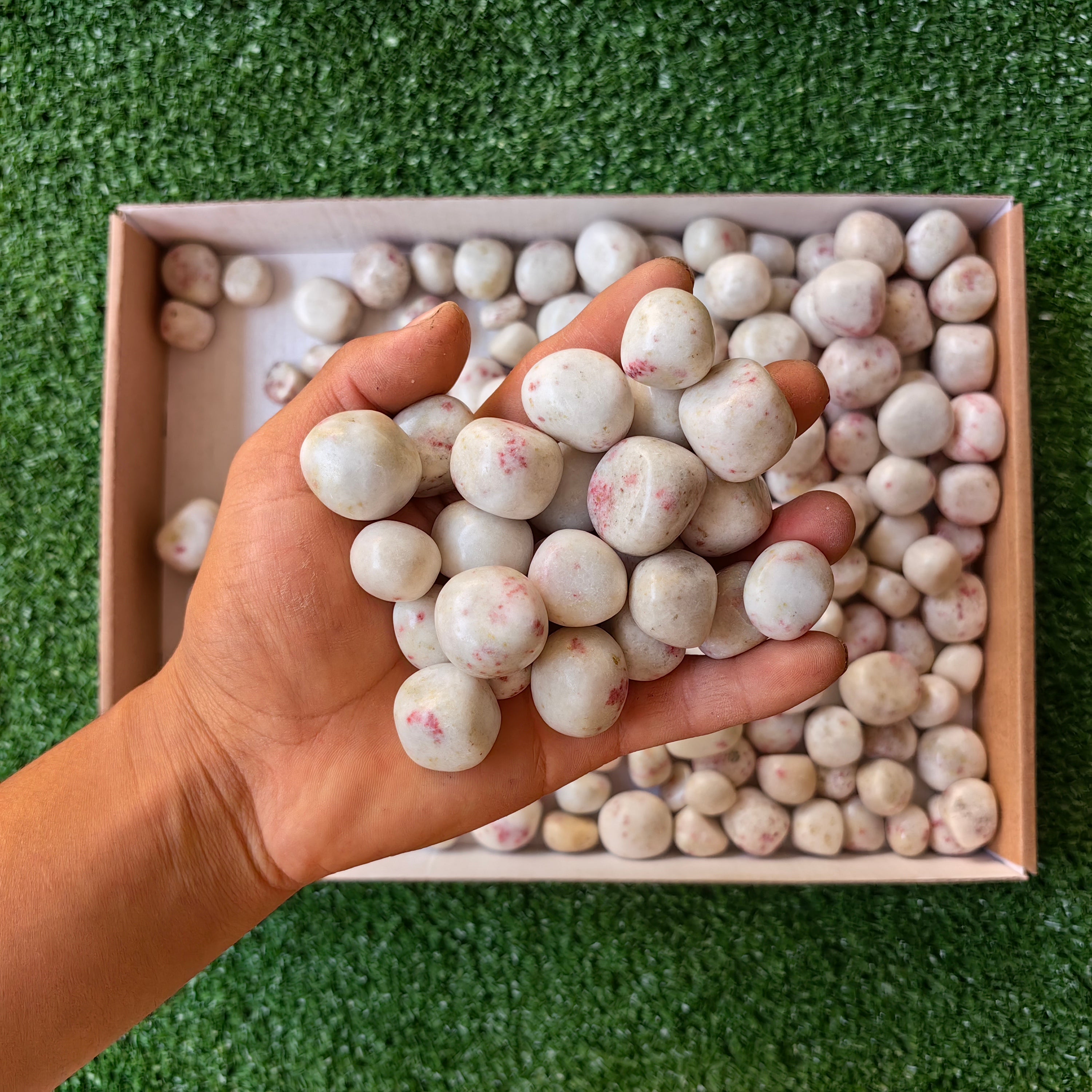 Lot 2 kg Cinabrite Tumbled