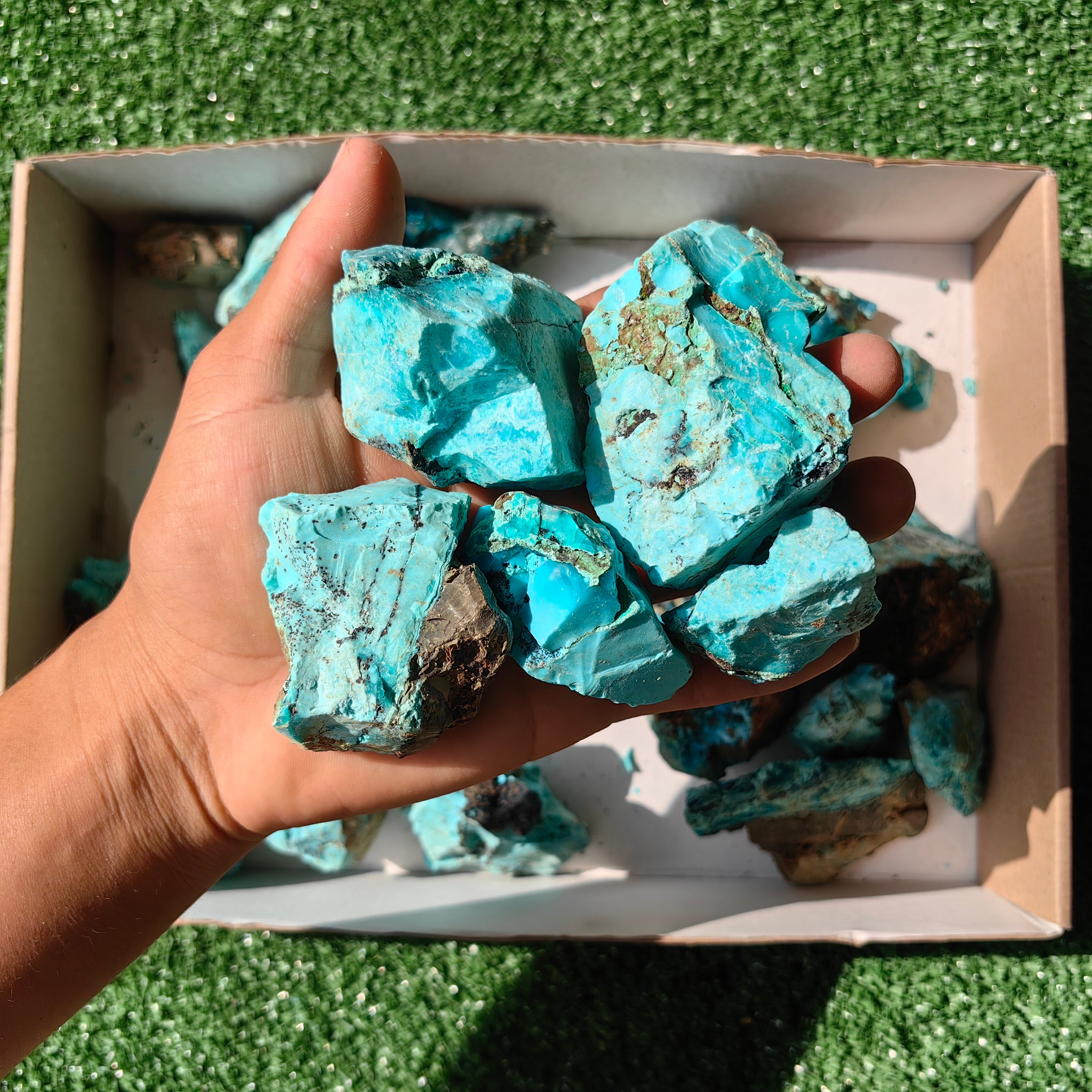 Lot 26 pcs Chrysocolla Rough