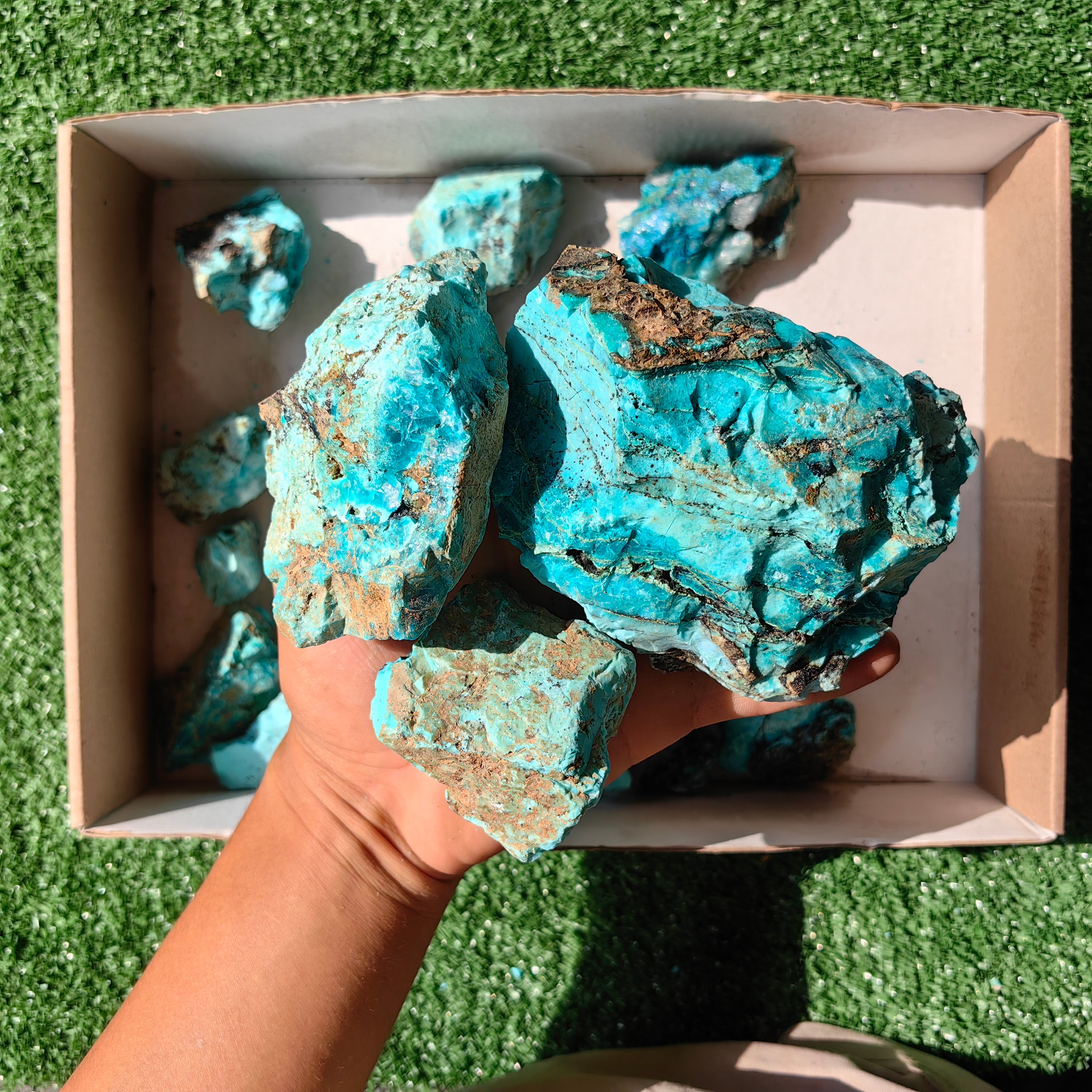 Lot 27 pcs Chrysocolla Rough