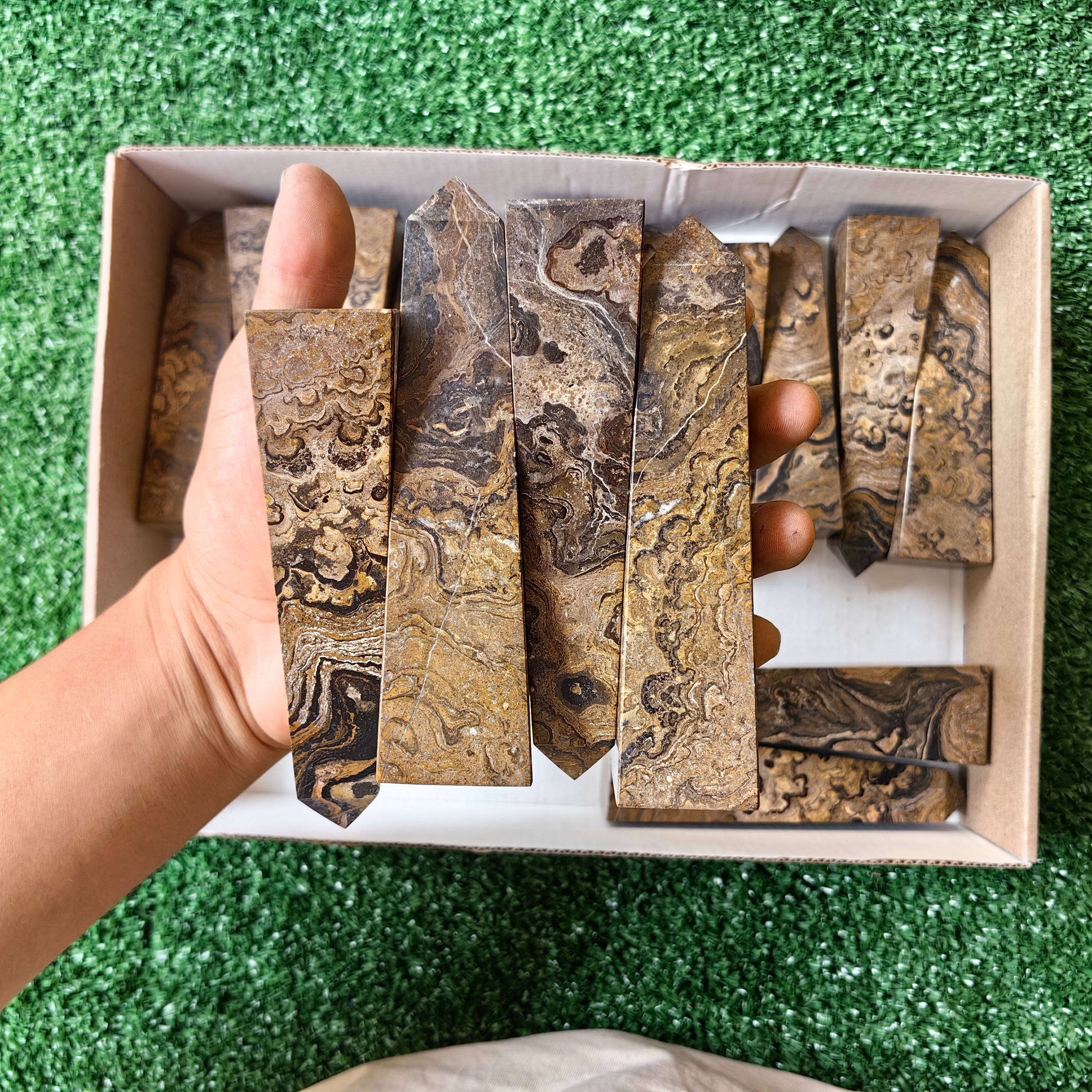 Lot 17 pcs Stromatolite Tower
