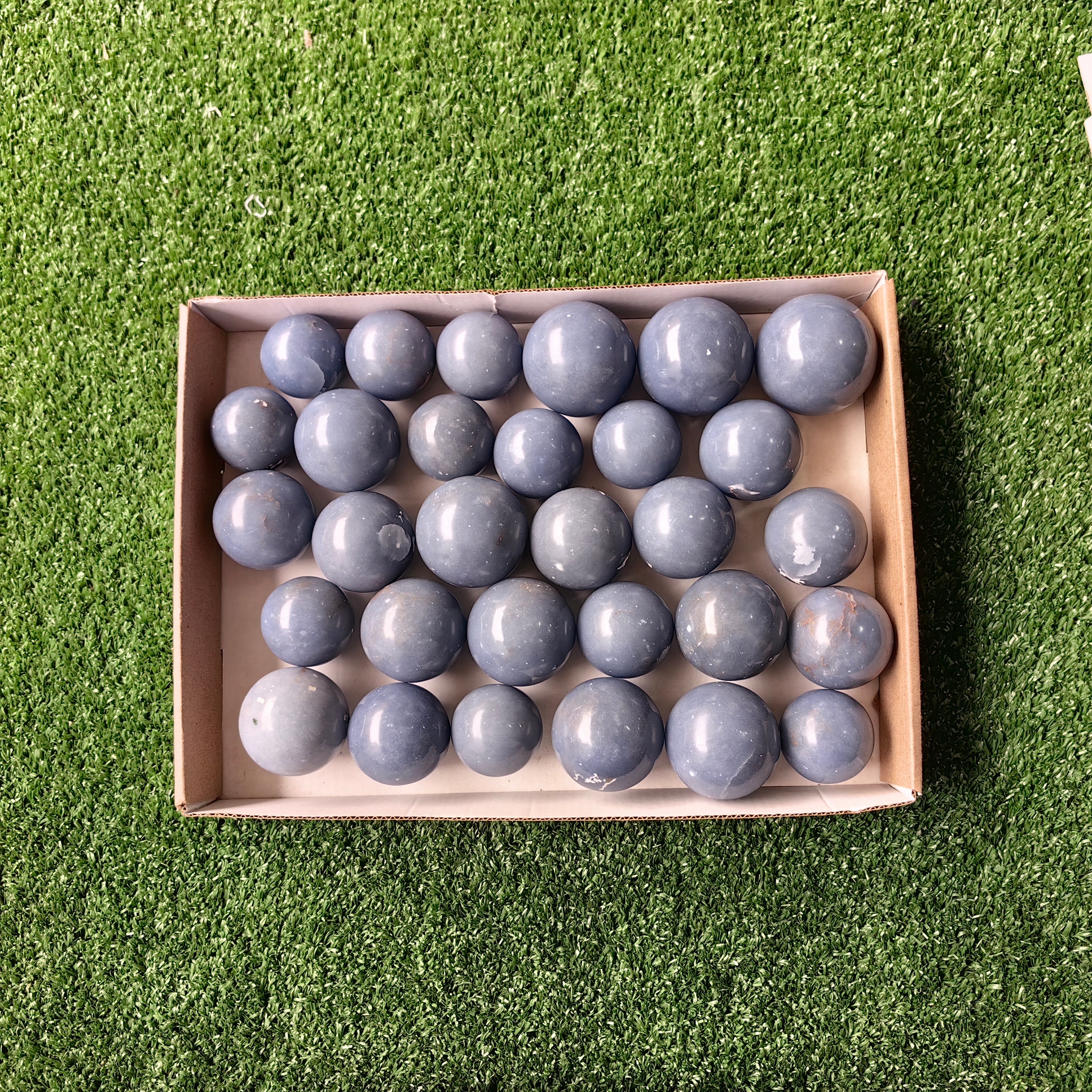 Lot 30 pcs Angelite Sphere