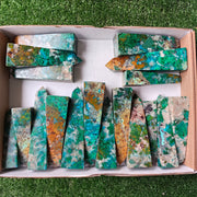 Lot 18 pcs Chrysoquartz Tower