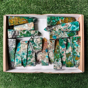 Lot 17 pcs Chrysoquartz Tower