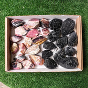 Lot 27 pcs Tourmaline, Pink Opal Flame