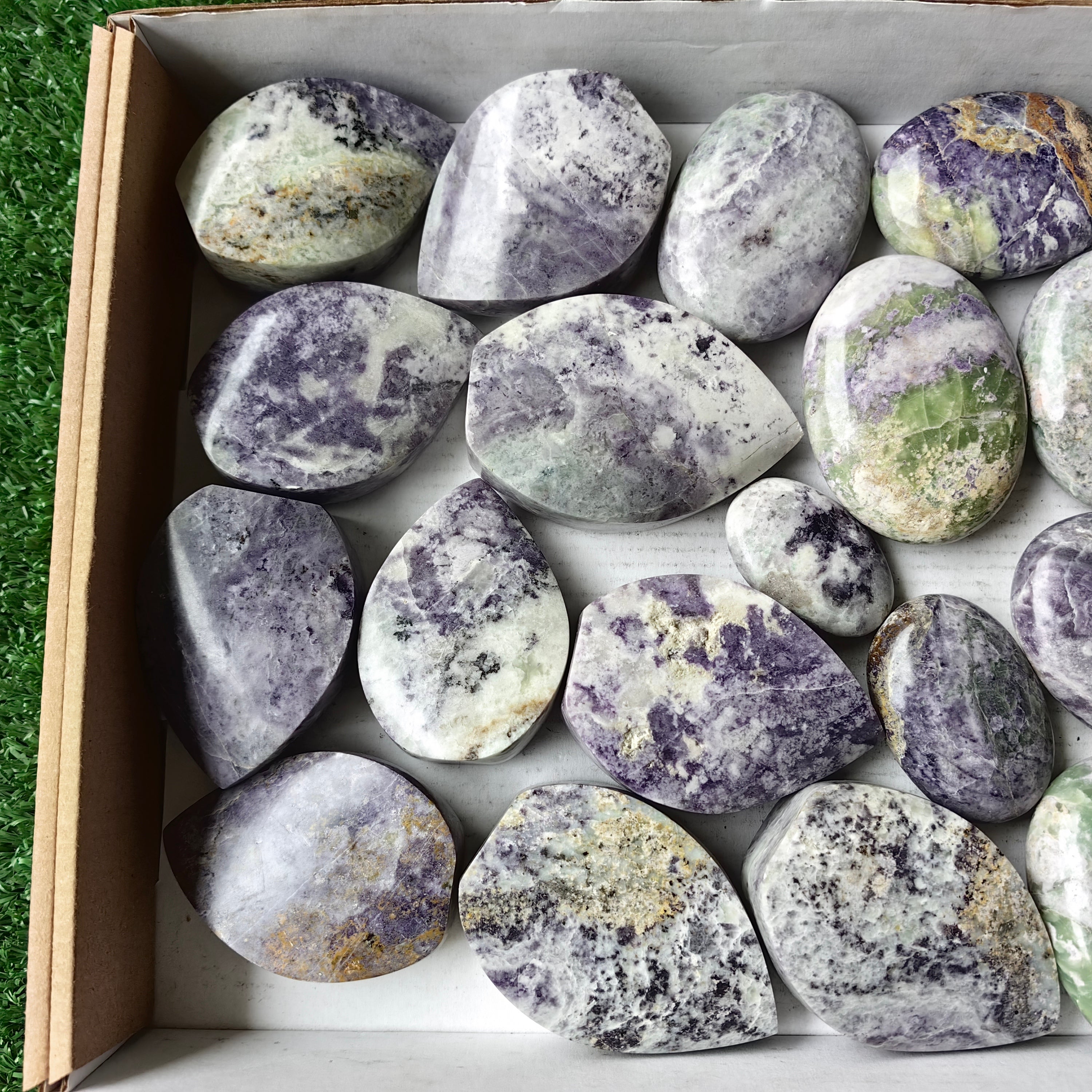 Lot 22 pcs Bolivianite Palm and Flame