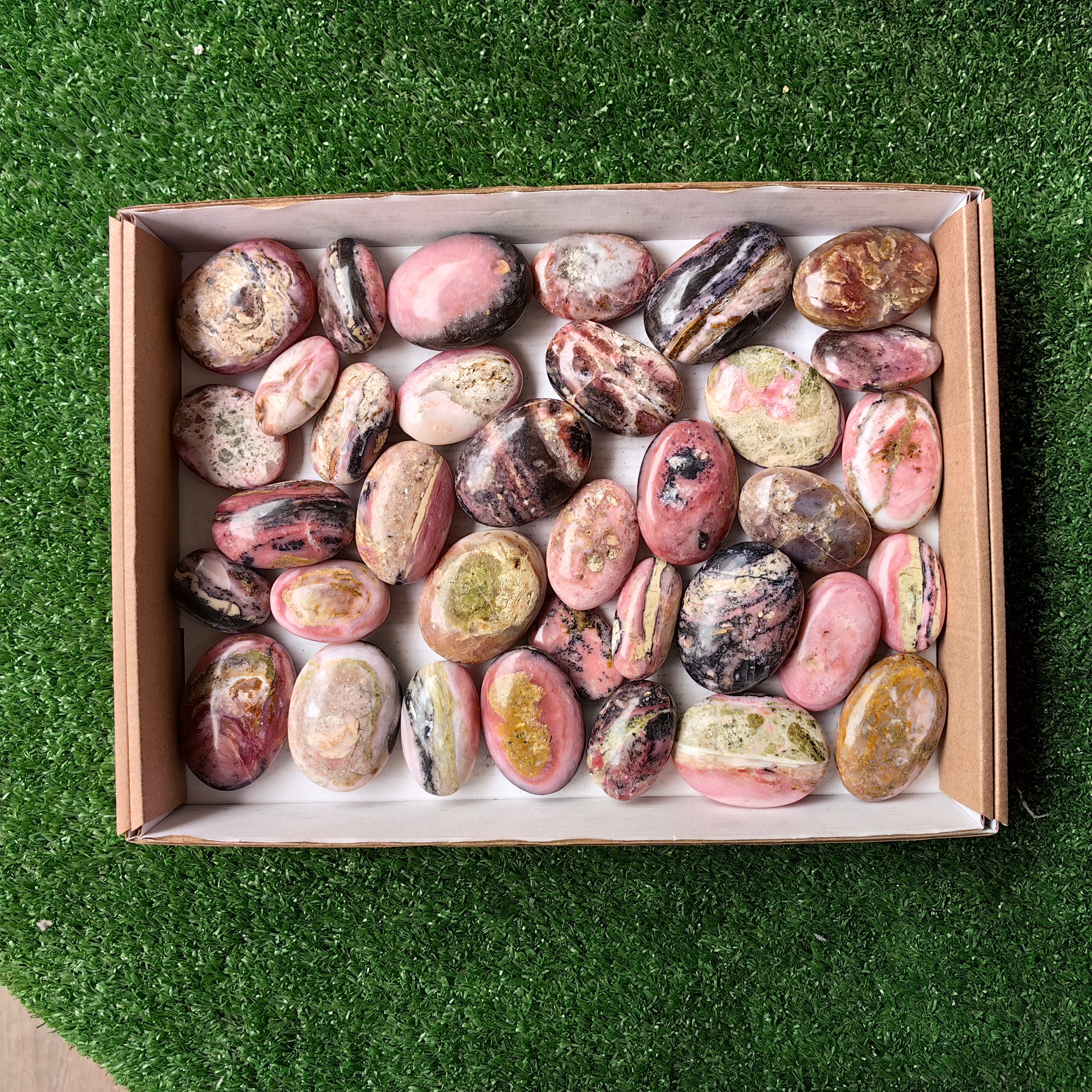 Lot 35 pcs Pink Opal Palm