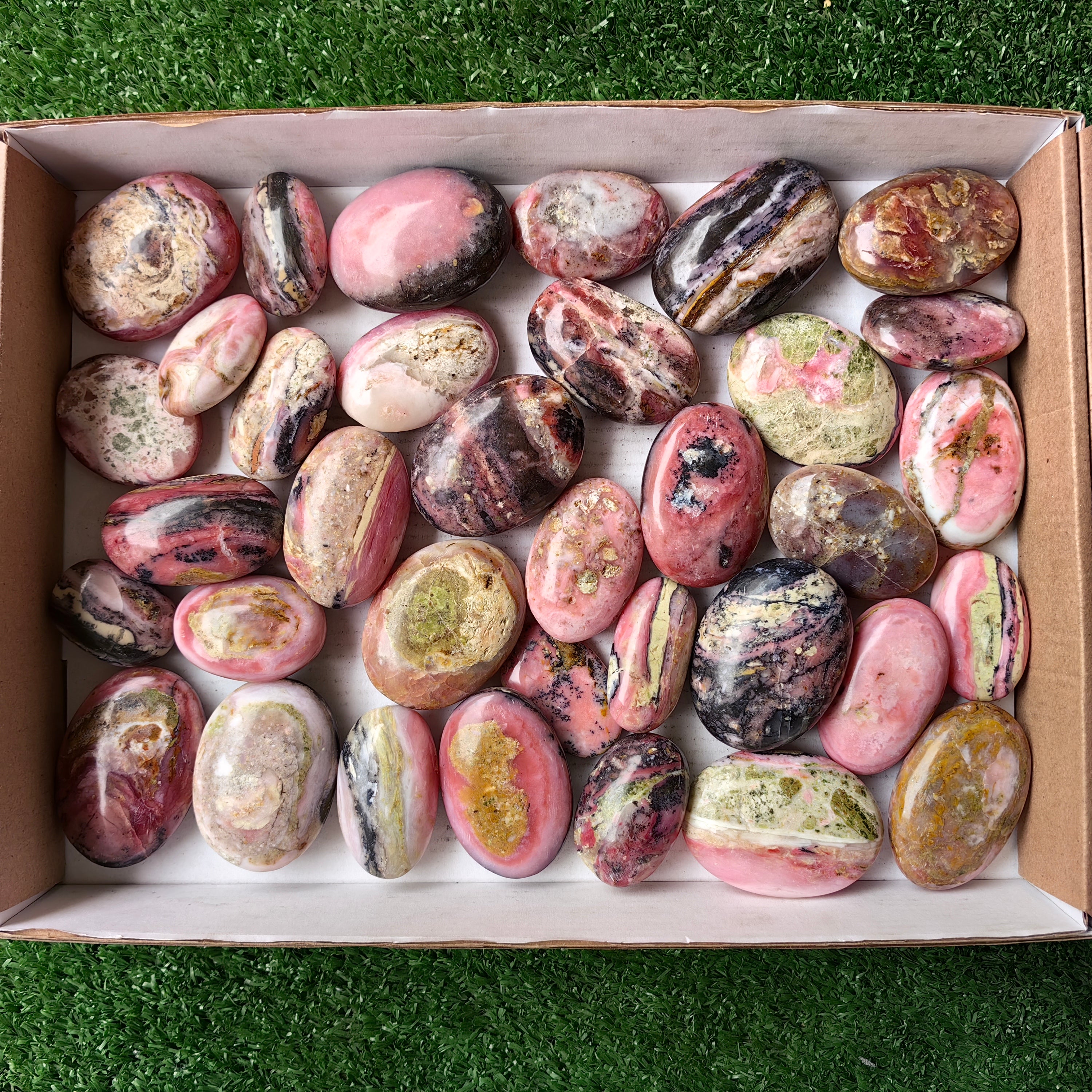 Lot 35 pcs Pink Opal Palm