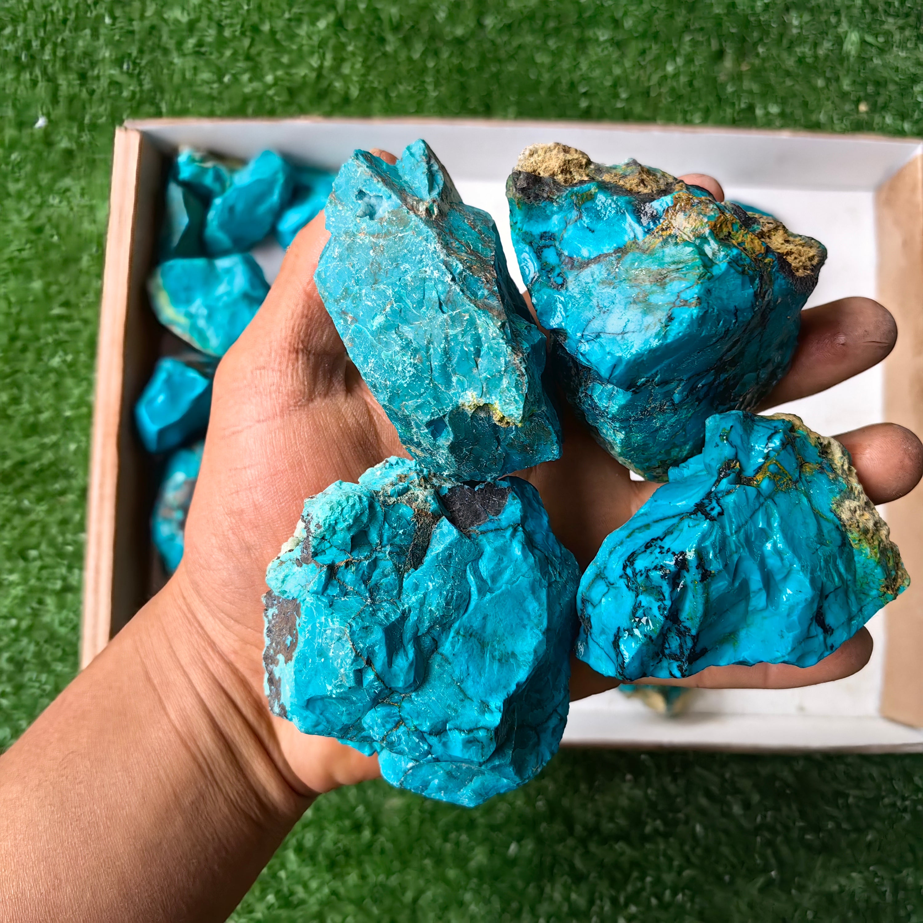 Lot 30 pcs Chrysocolla Rough