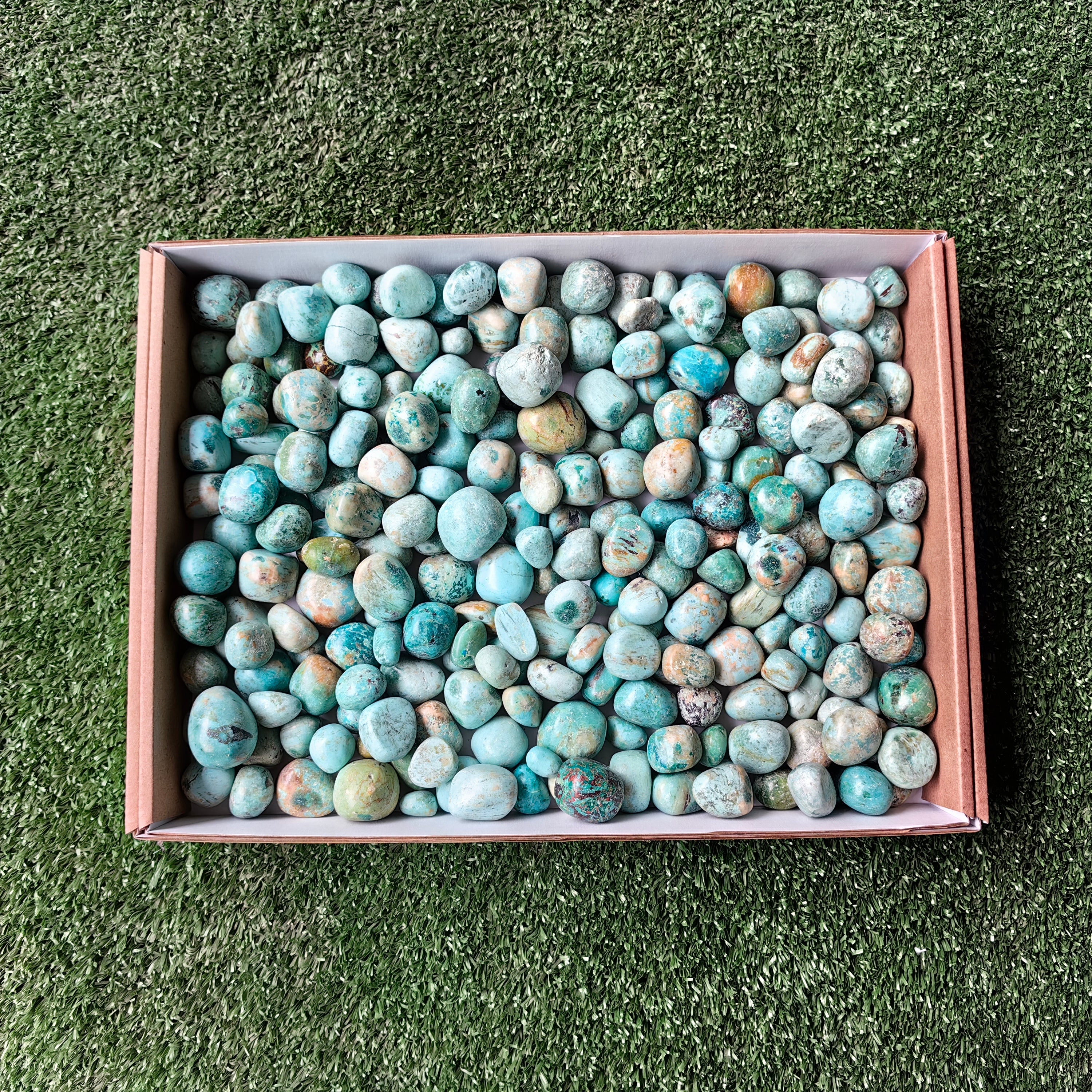 Lot 2 kg Peruvian Turquoise Tumbled