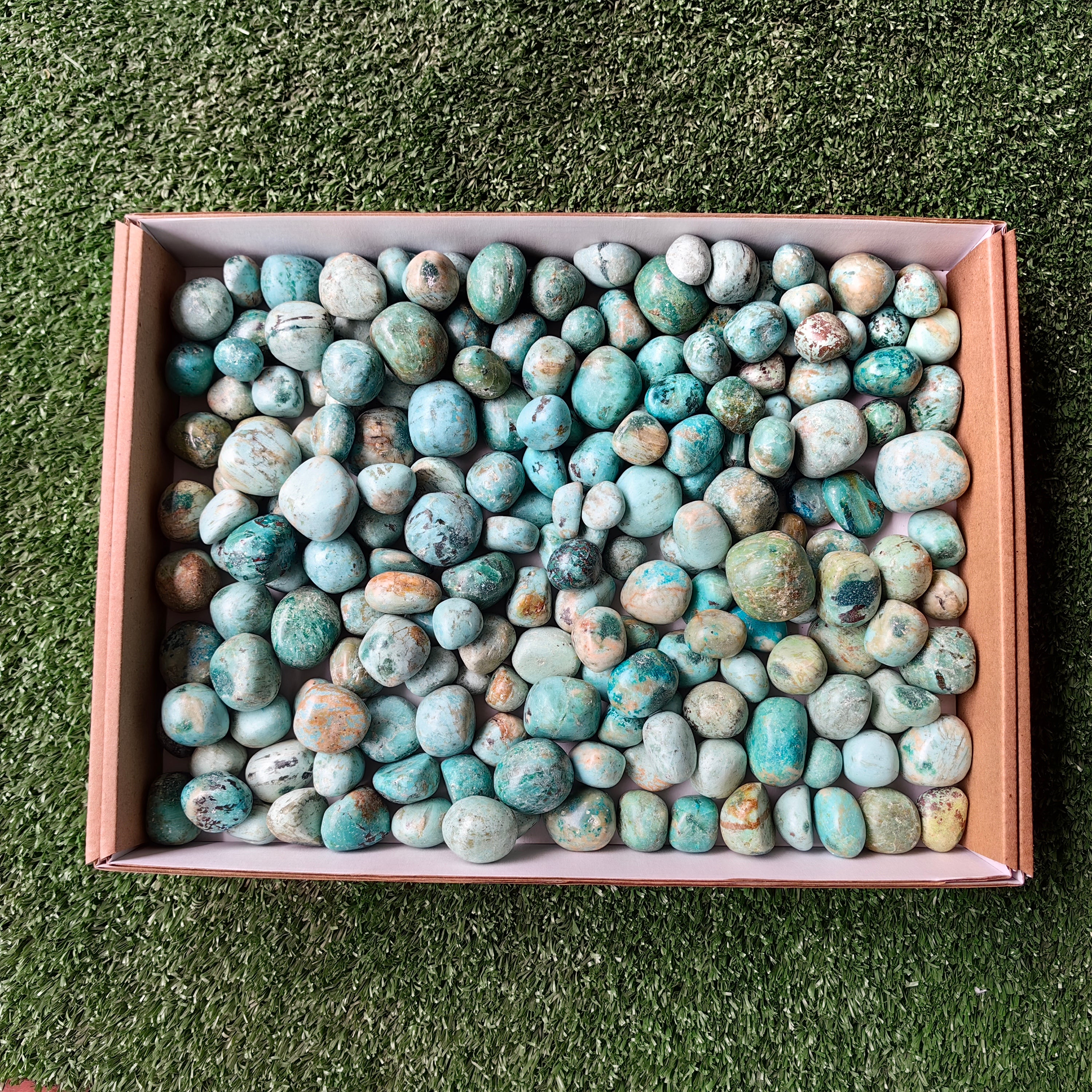Lot 2 kg Peruvian Turquoise Tumbled