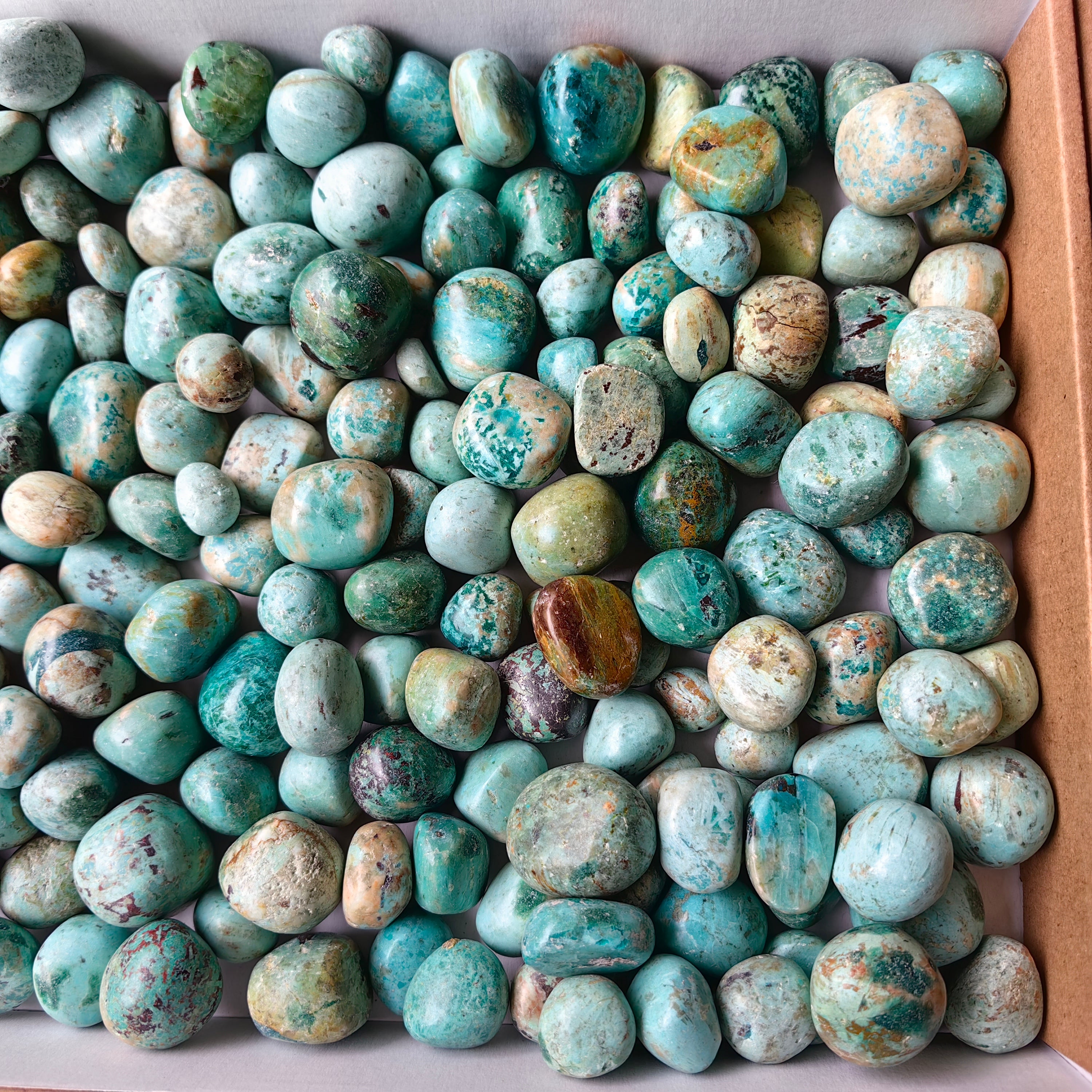 Lot 2 kg Peruvian Turquoise Tumbled