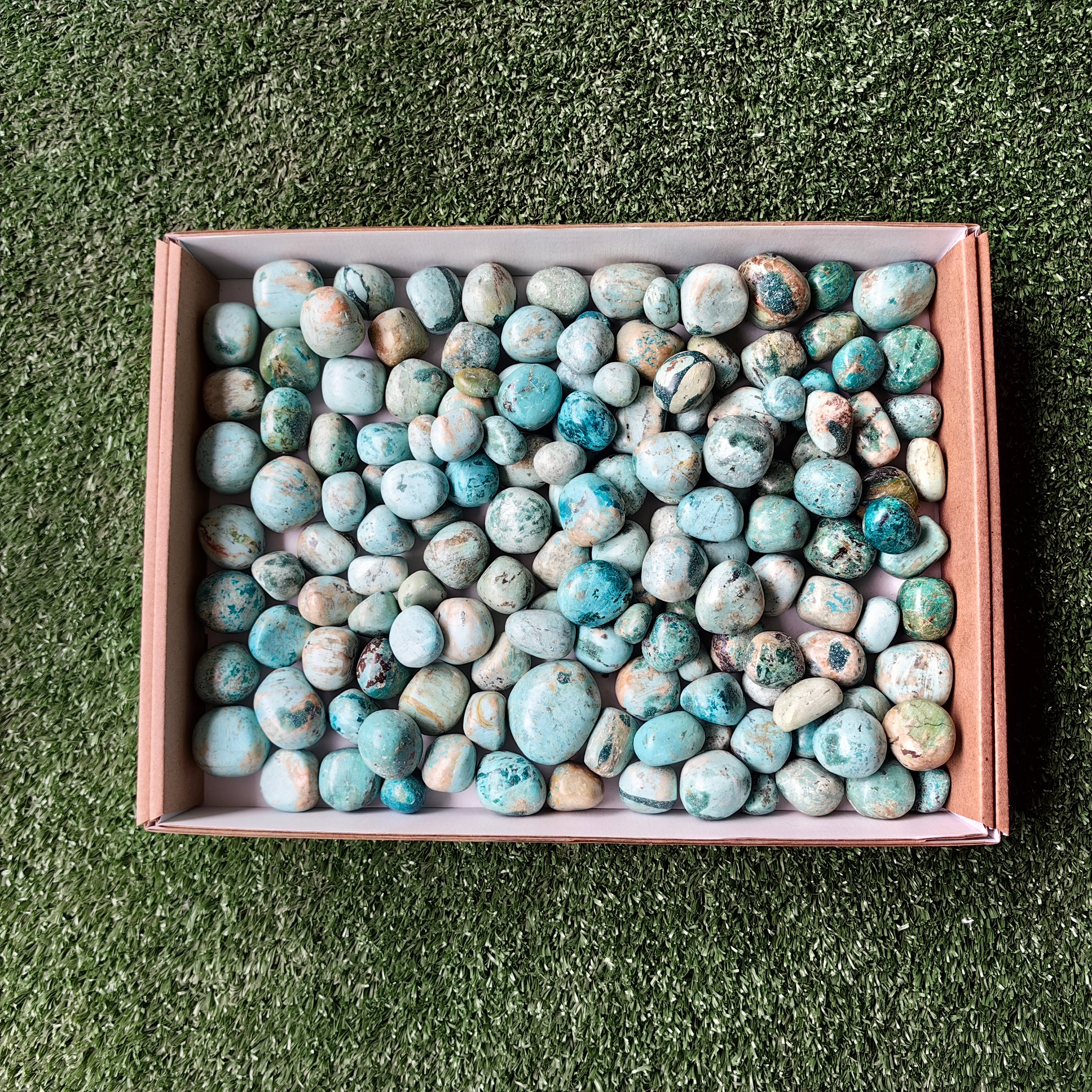 Lot 2 kg Peruvian Turquoise Tumbled