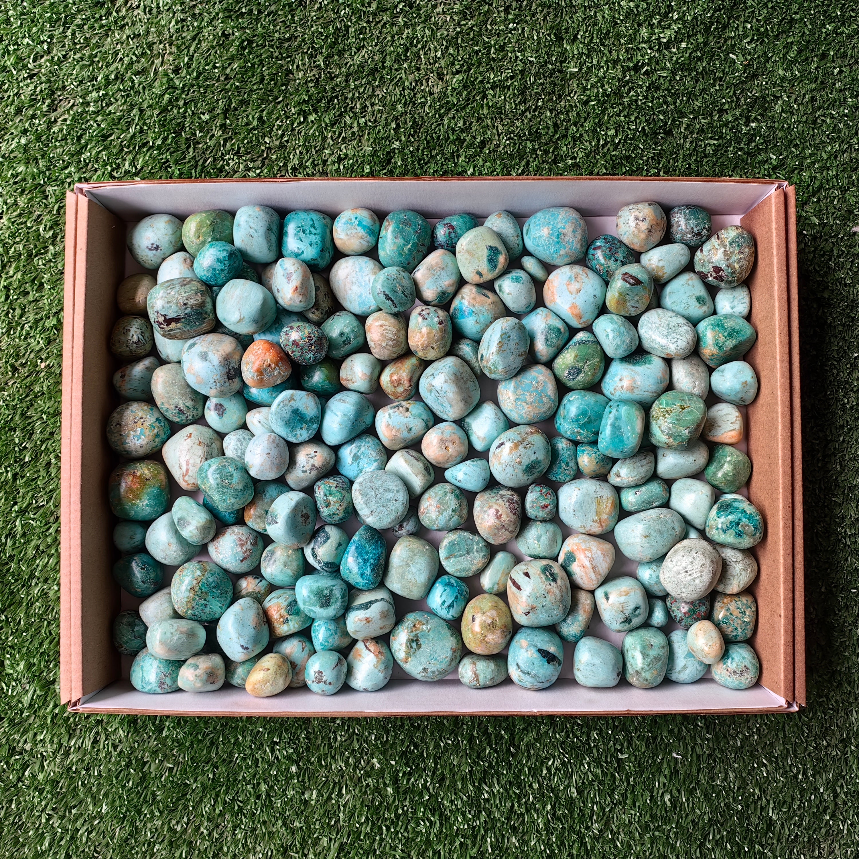 Lot 2 kg Peruvian Turquoise Tumbled