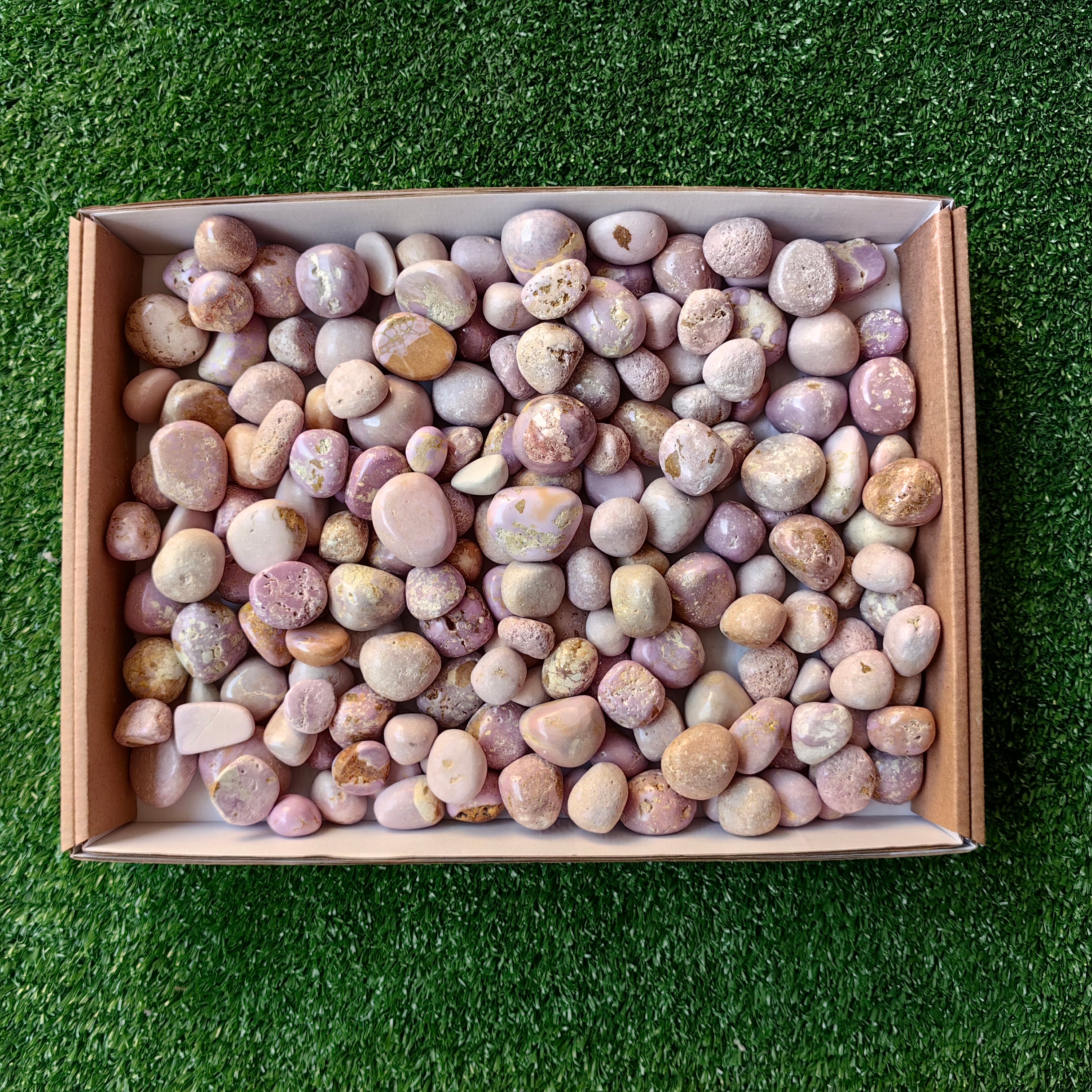 Lot 2.3 kg Phosphosiderite Tumbled