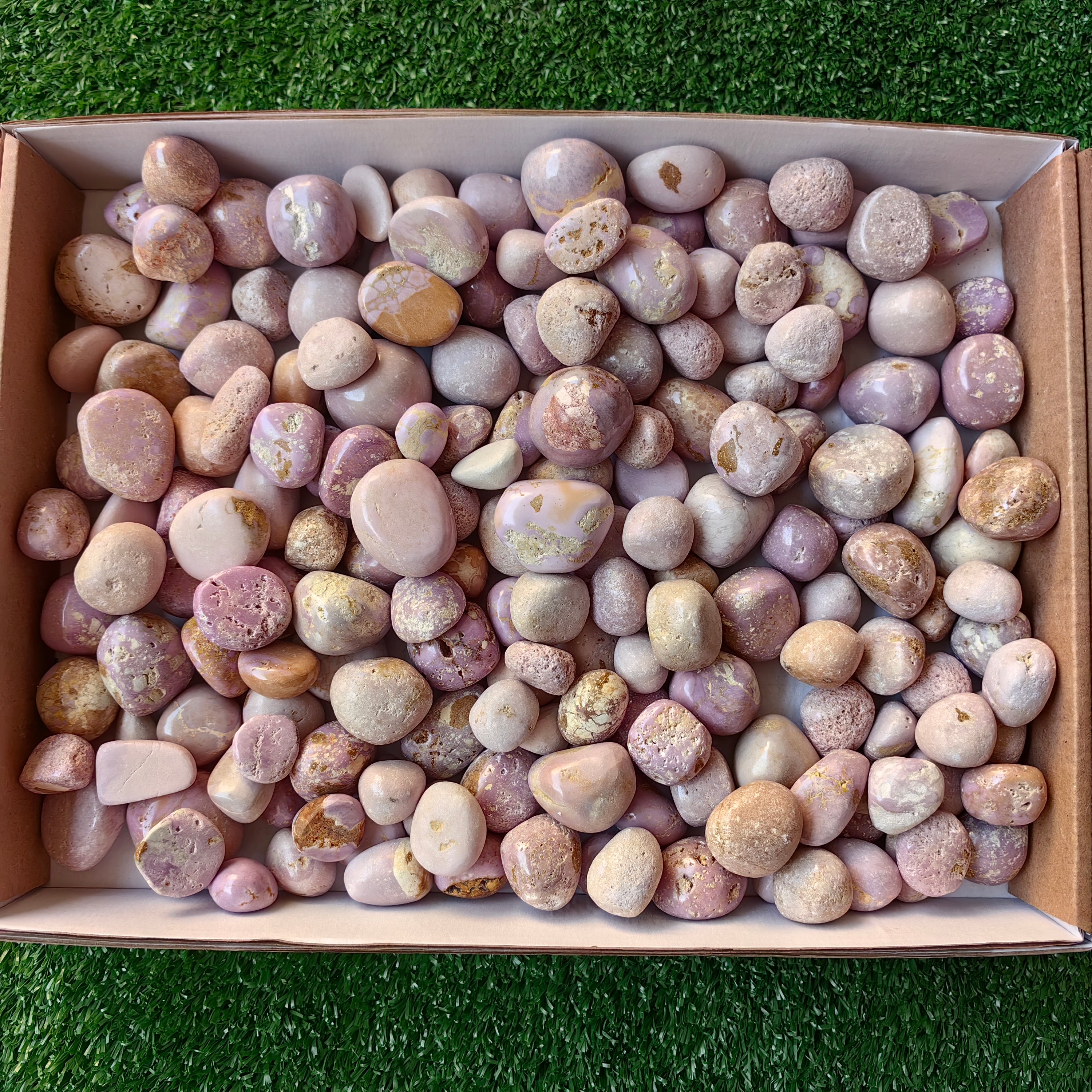 Lot 2.3 kg Phosphosiderite Tumbled