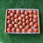 Lot 37 pcs Orange Jaspe egg